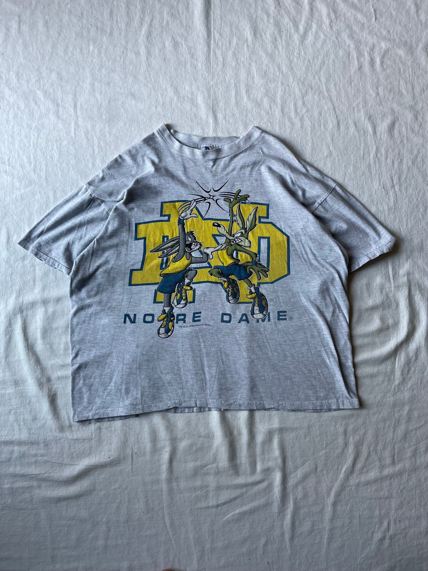 Vintage Notre Dame Looney Tunes T-shirt XLarge