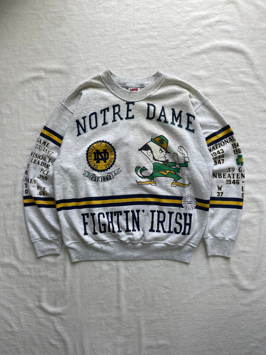 Vintage Notre Dame National Championship Crewneck Large