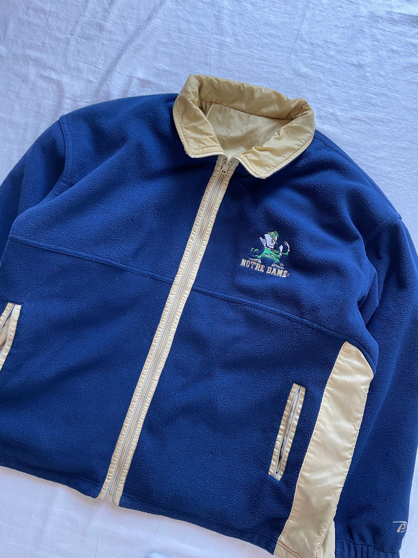 Vintage Notre Dame Reversible Jacket XLarge