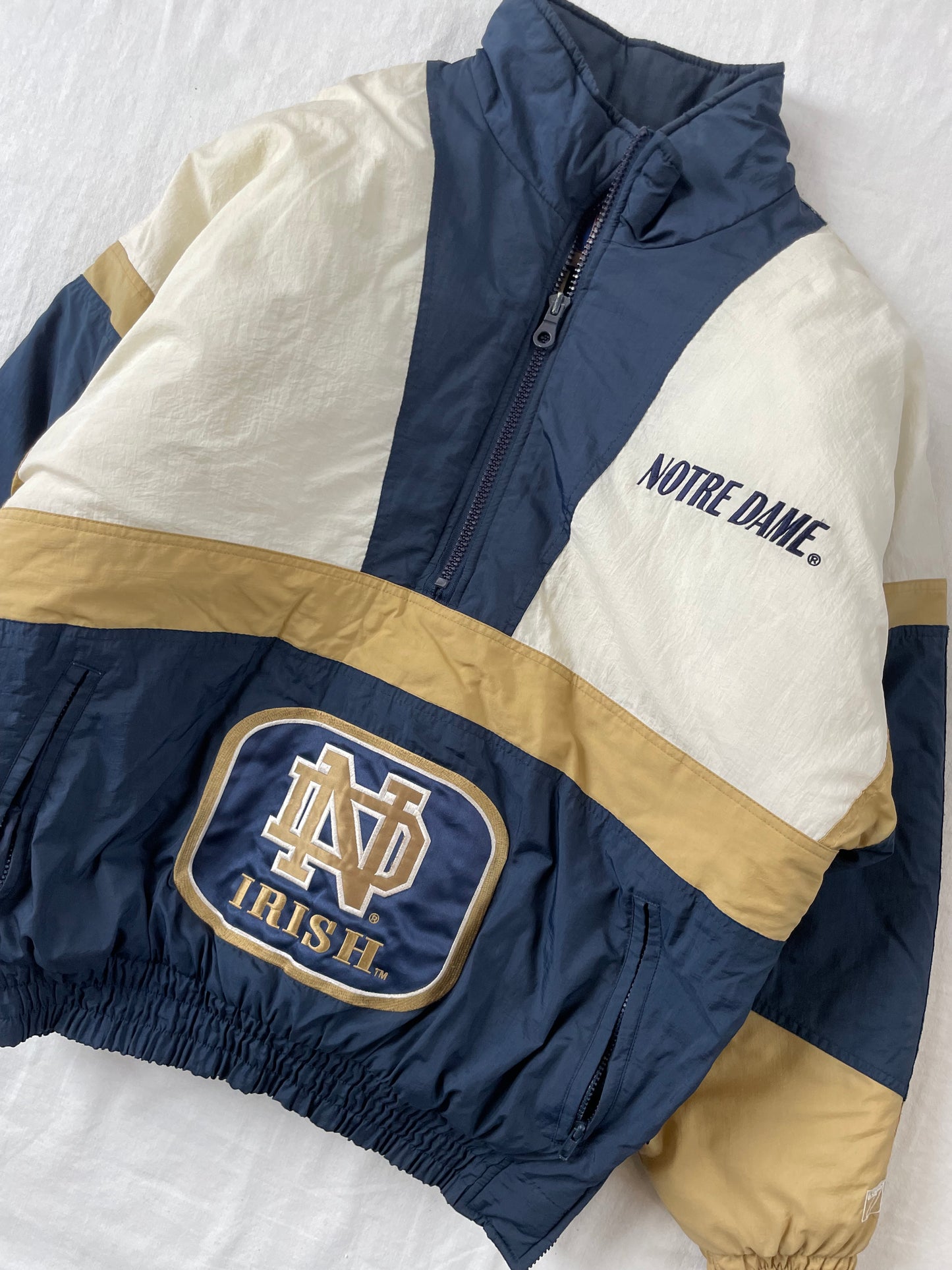 Vintage Notre Dame Puffer Jacket Large