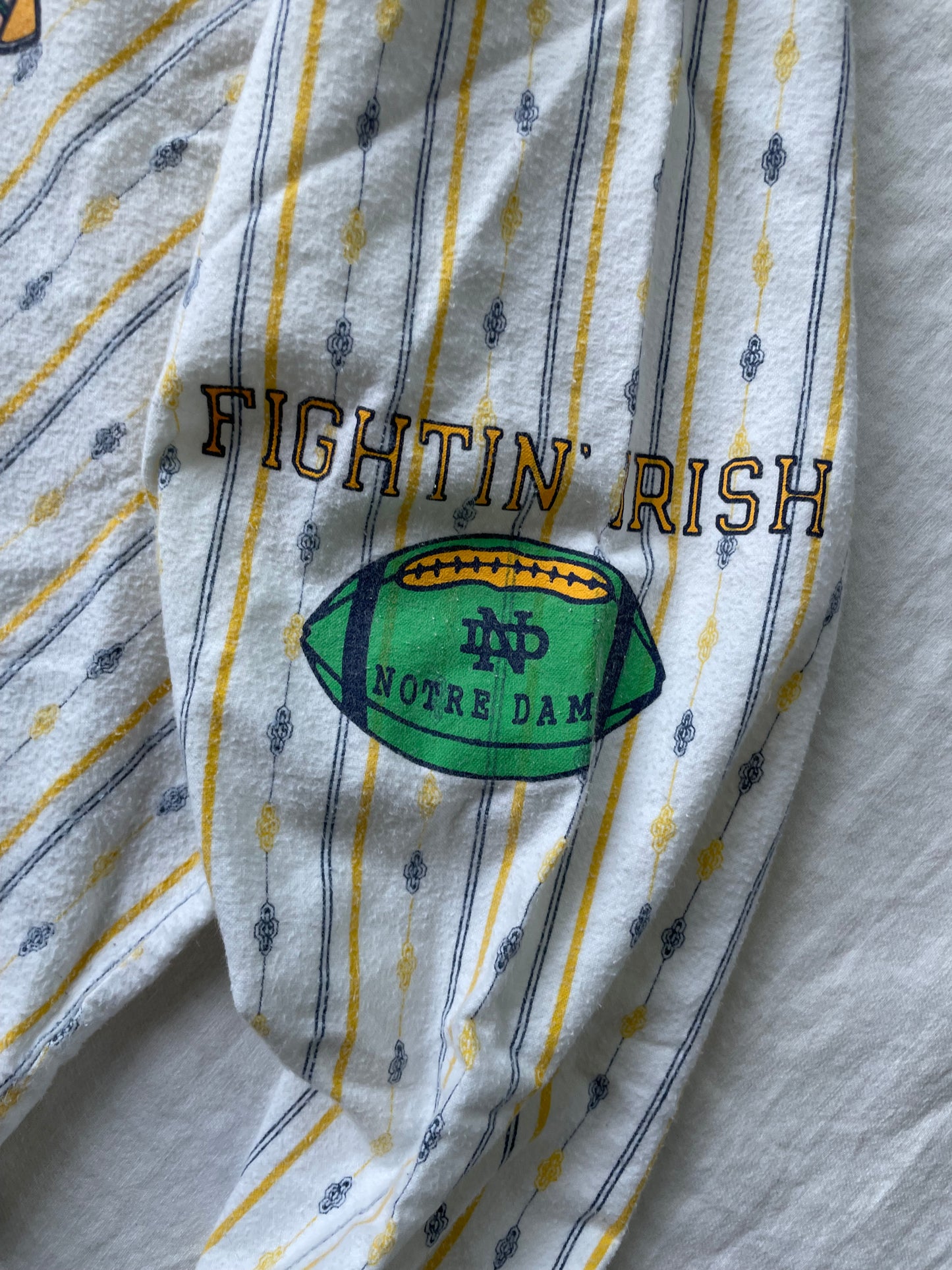 Vintage Notre Dame COED or NOED Womens Top Medium