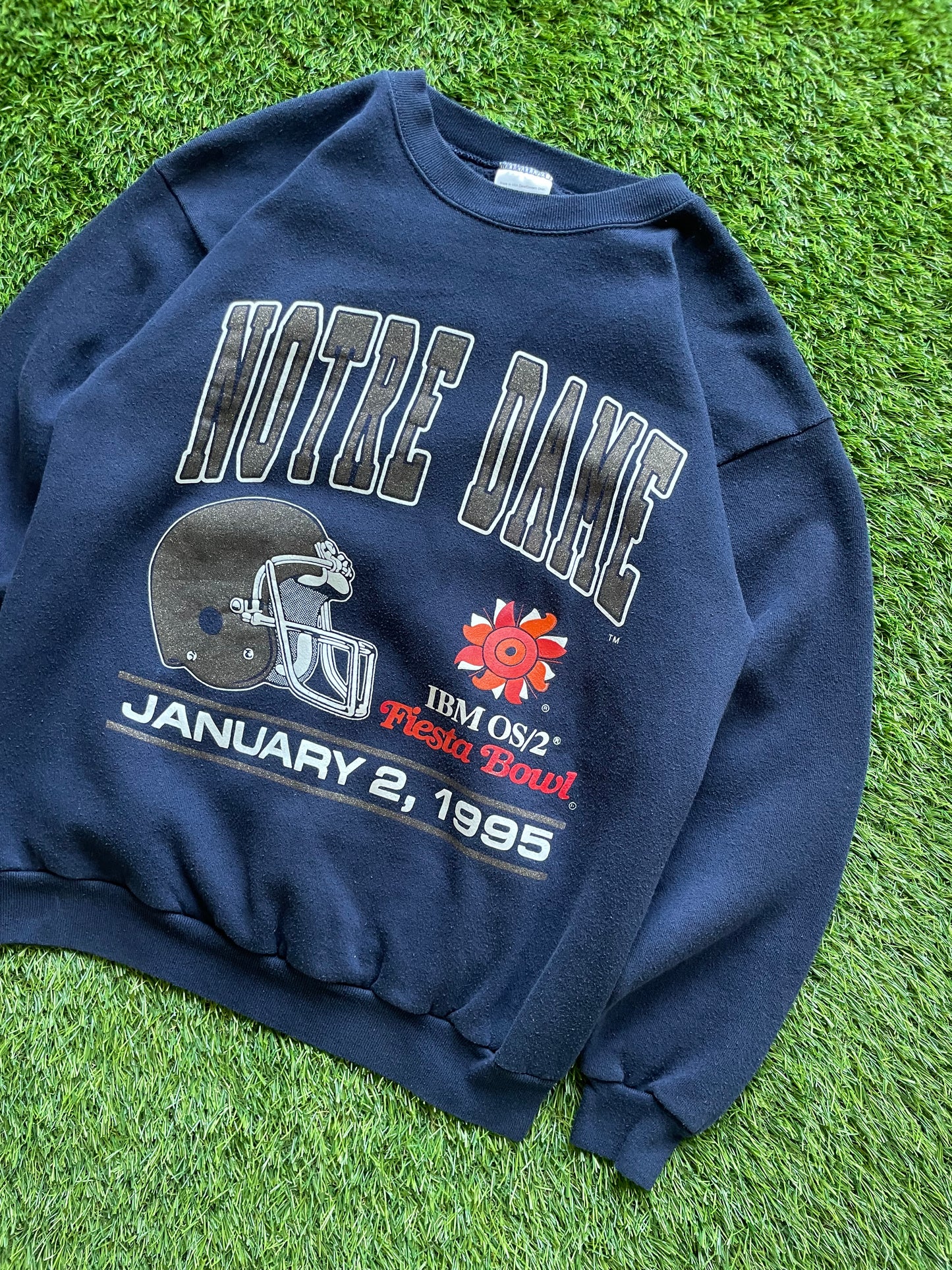 Vintage Notre Dame 1995 Fiesta Bowl Crewneck Medium/Large