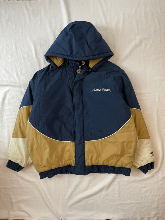 Vintage Notre Dame Puffer Jacket XLarge