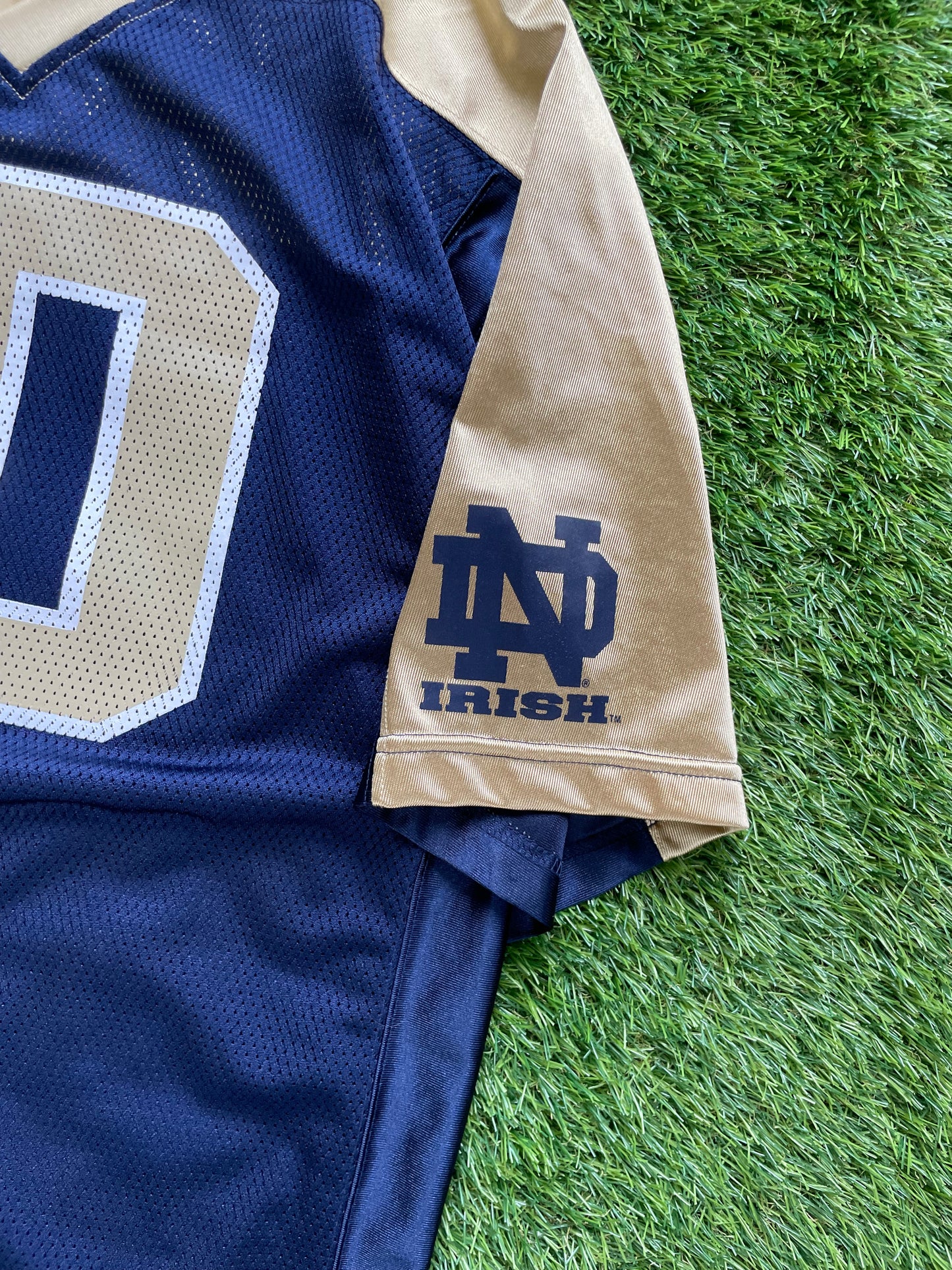 Vintage Notre Dame #10 Football Jersey Large