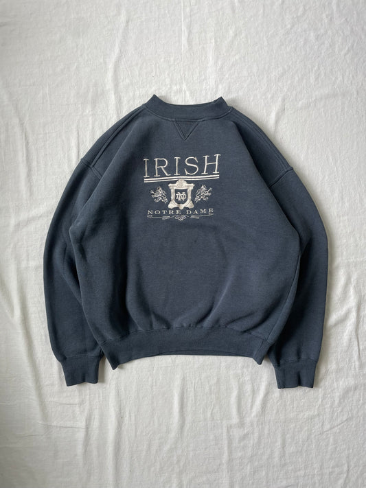 Vintage Notre Dame Irish Crewneck Large