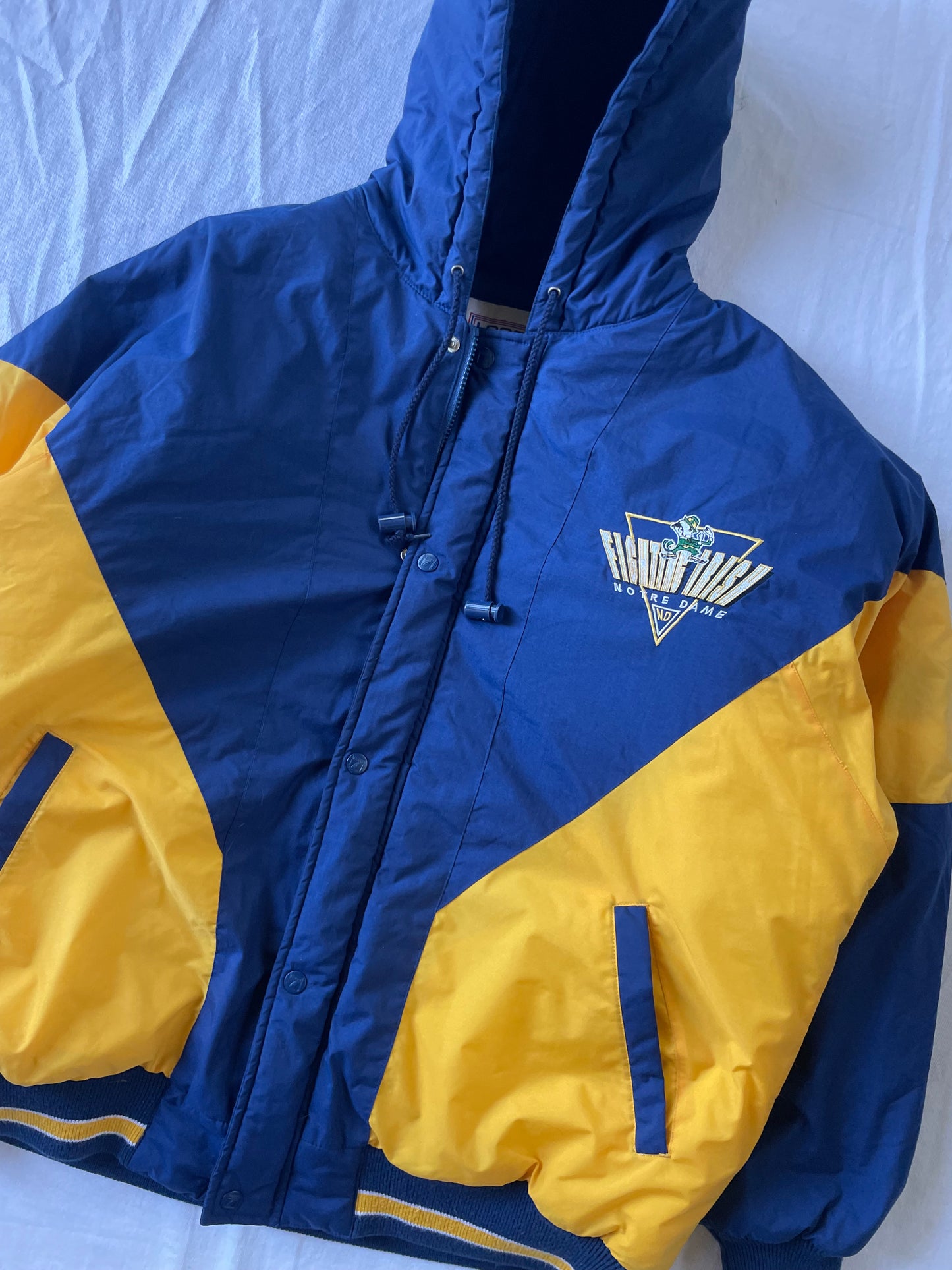 Vintage Notre Dame Puffer Jacket XLarge
