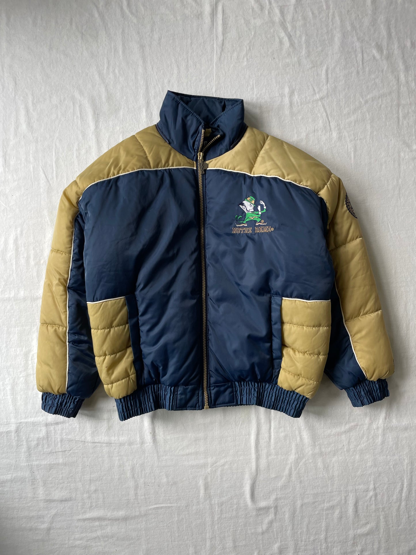 Vintage Notre Dame Puffer Jacket Large/XLarge