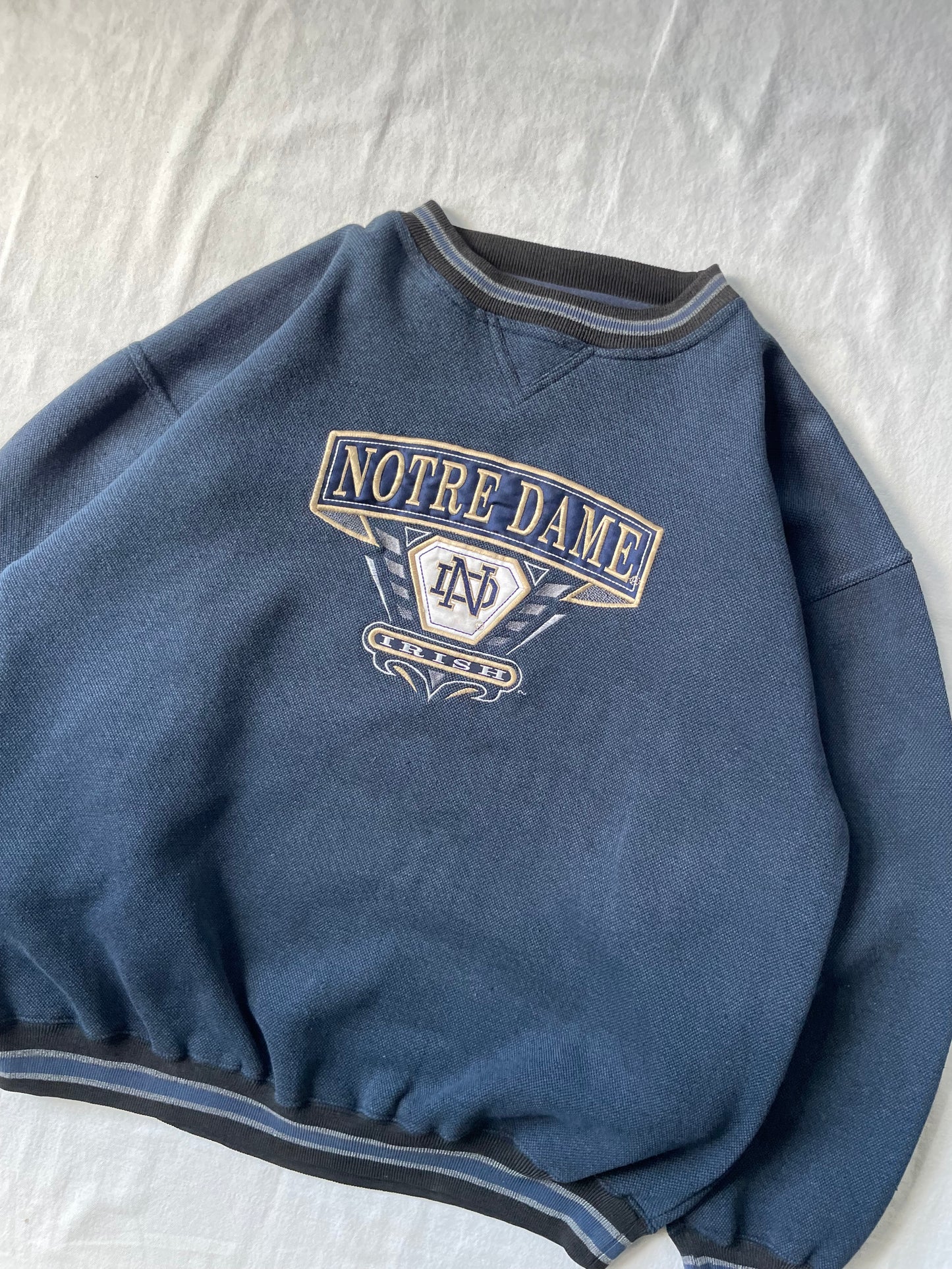 Vintage Notre Dame Crewneck XLarge