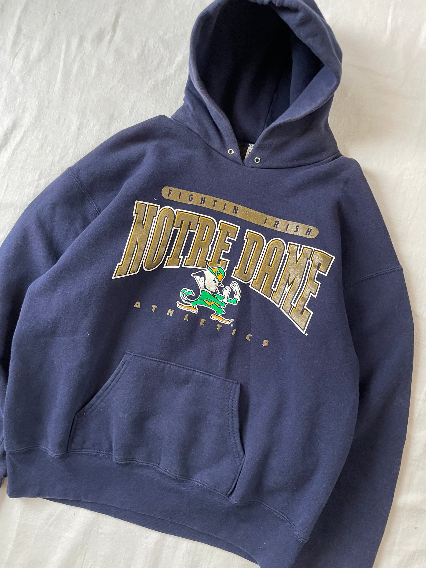 Vintage Notre Dame Hoodie XLarge