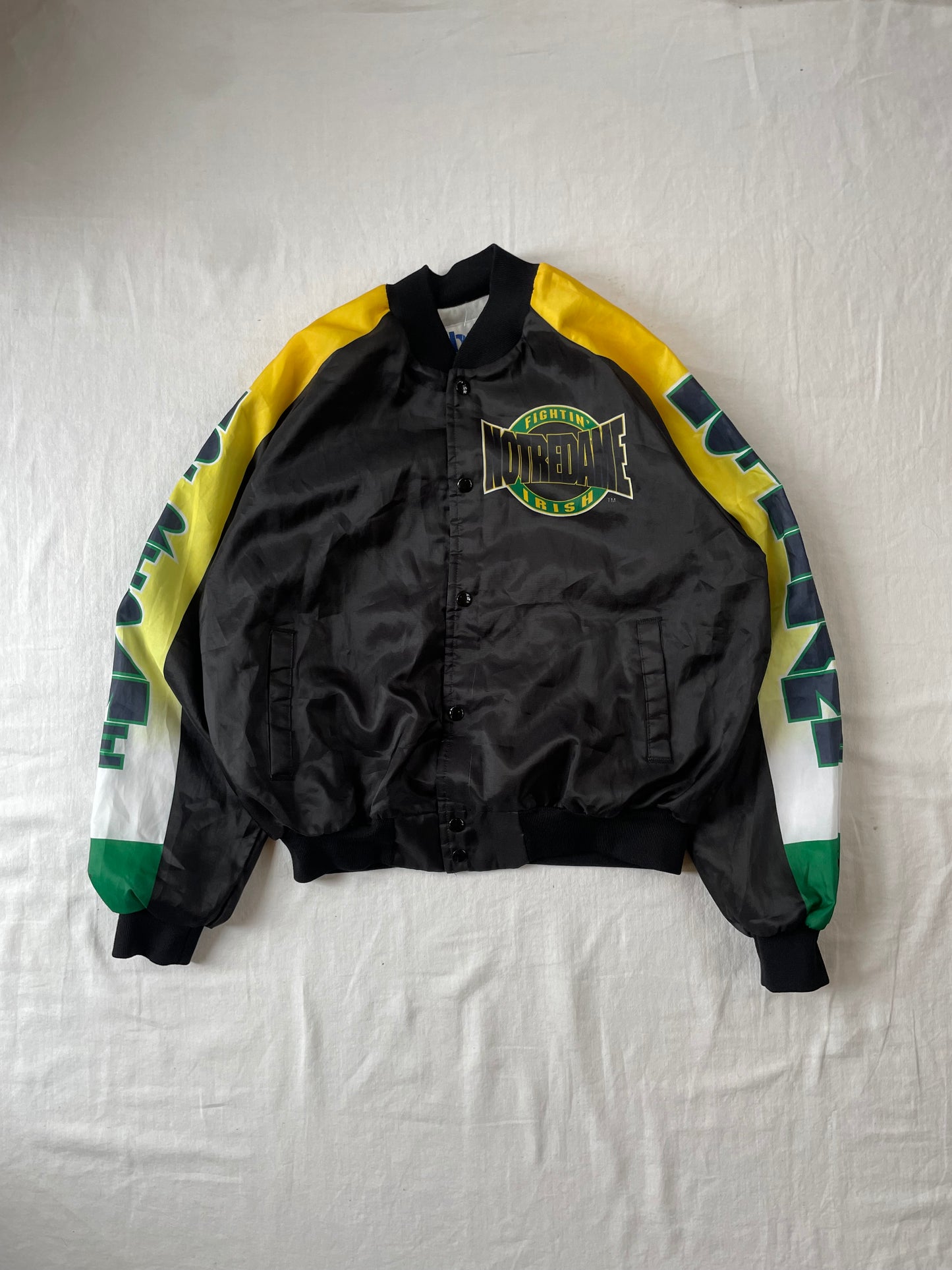 Vintage Notre Dame Bomber Jacket Medium/Large