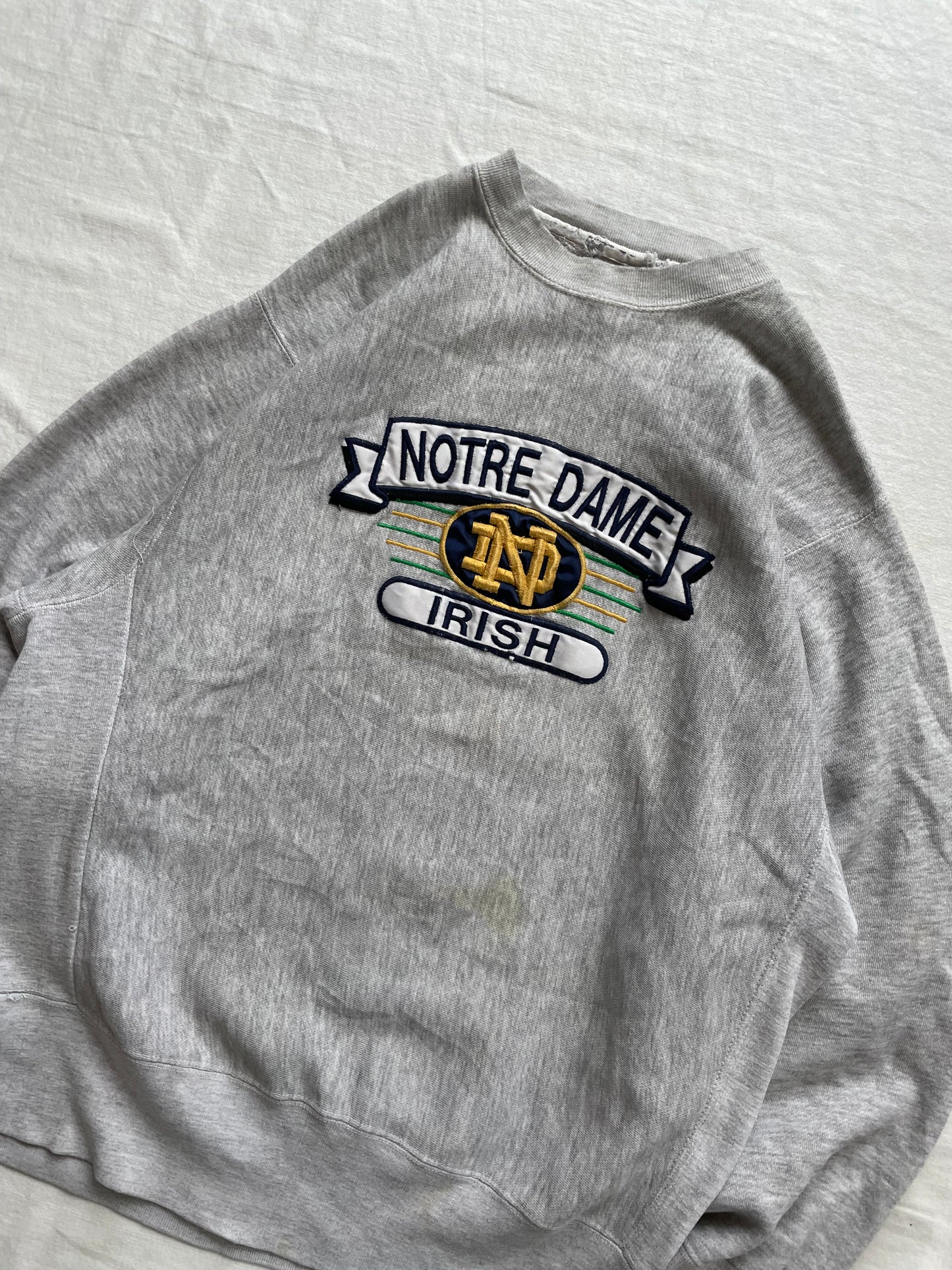 Vintage Notre Dame Irish Crewneck XLarge