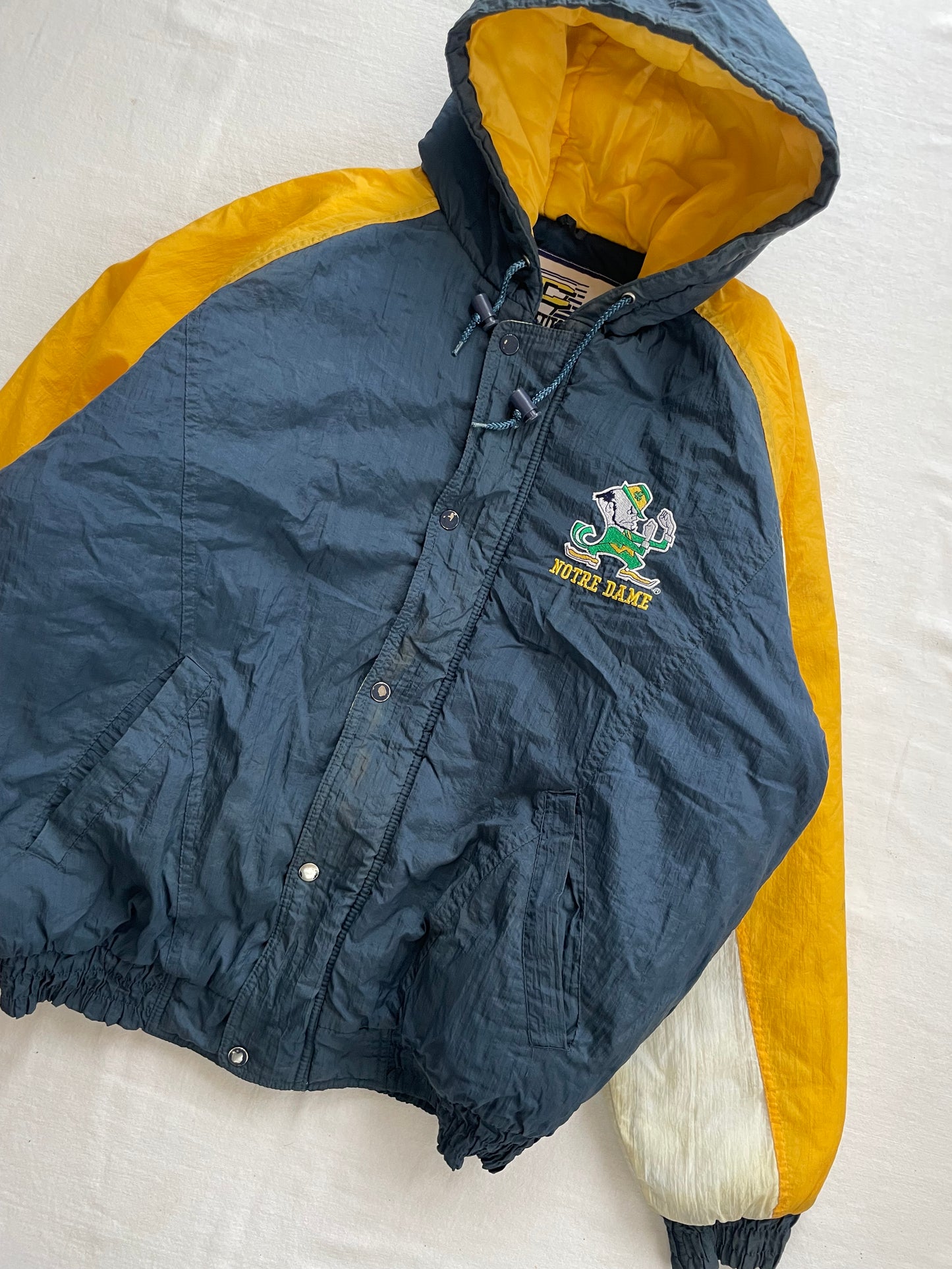 Vintage Notre Dame Puffer Jacket Large