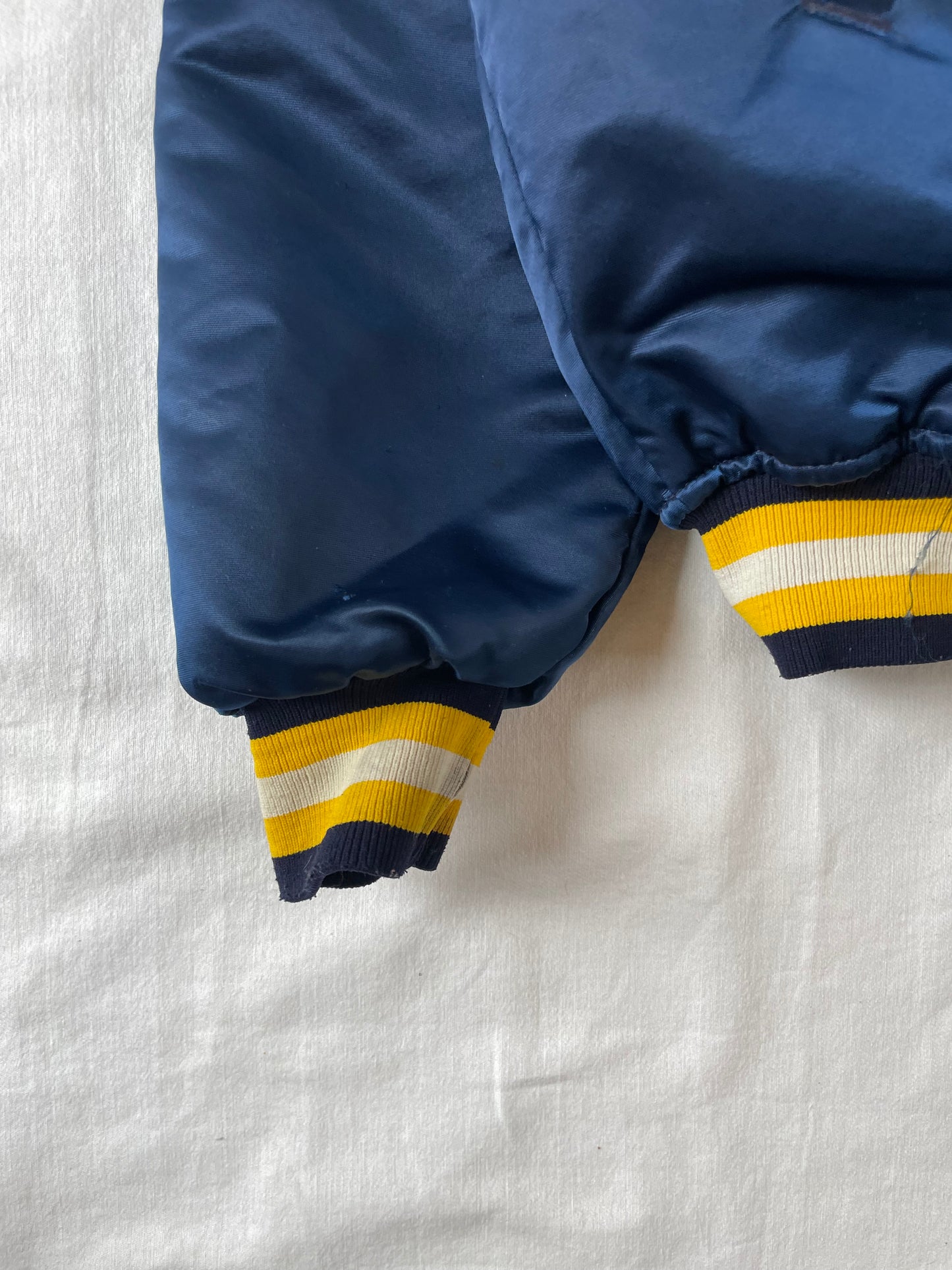 Vintage Notre Dame Starter Satin Jacket Large