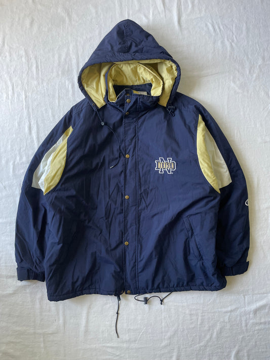 Vintage Notre Dame Puffer Jacket XLarge