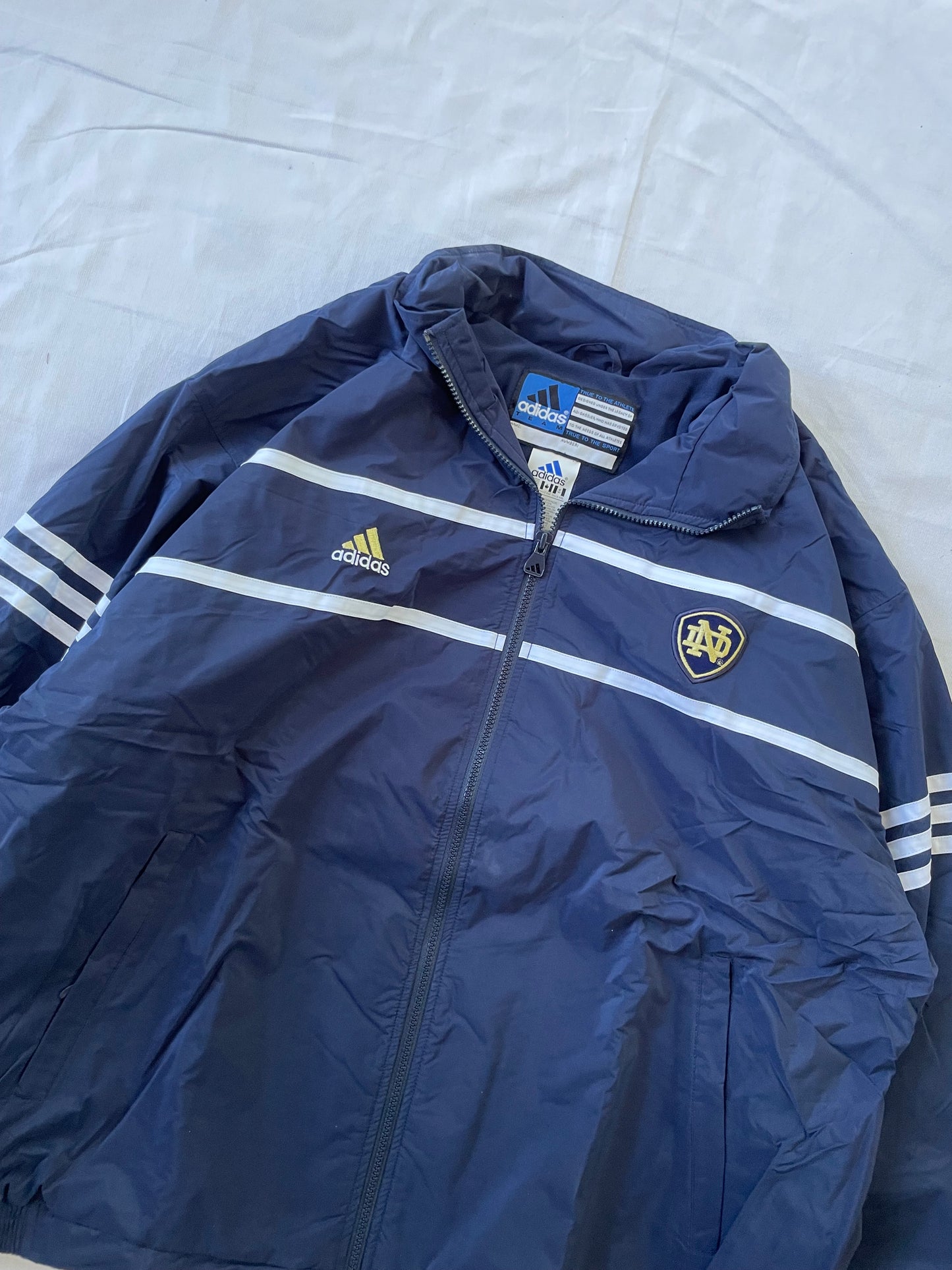 Vintage Notre Dame Adidas Jacket 2XL