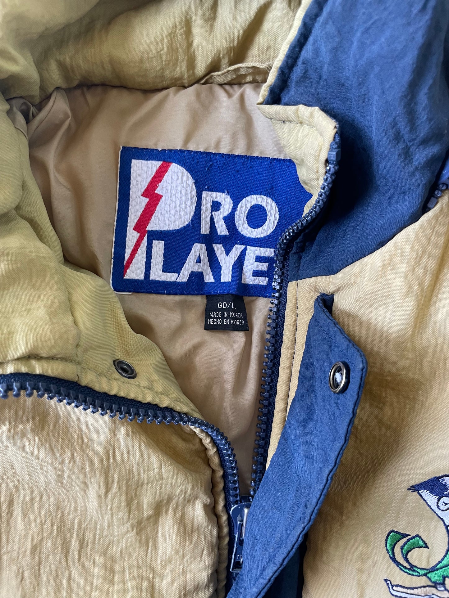 Vintage Notre Dame Puffer Jacket Large/XLarge