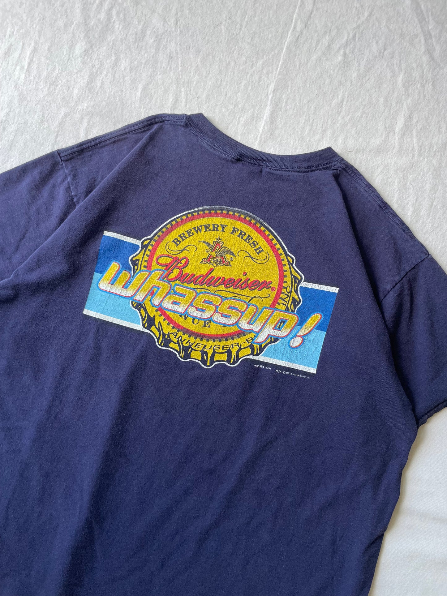 Vintage Budweiser Whassup! Tee XLarge