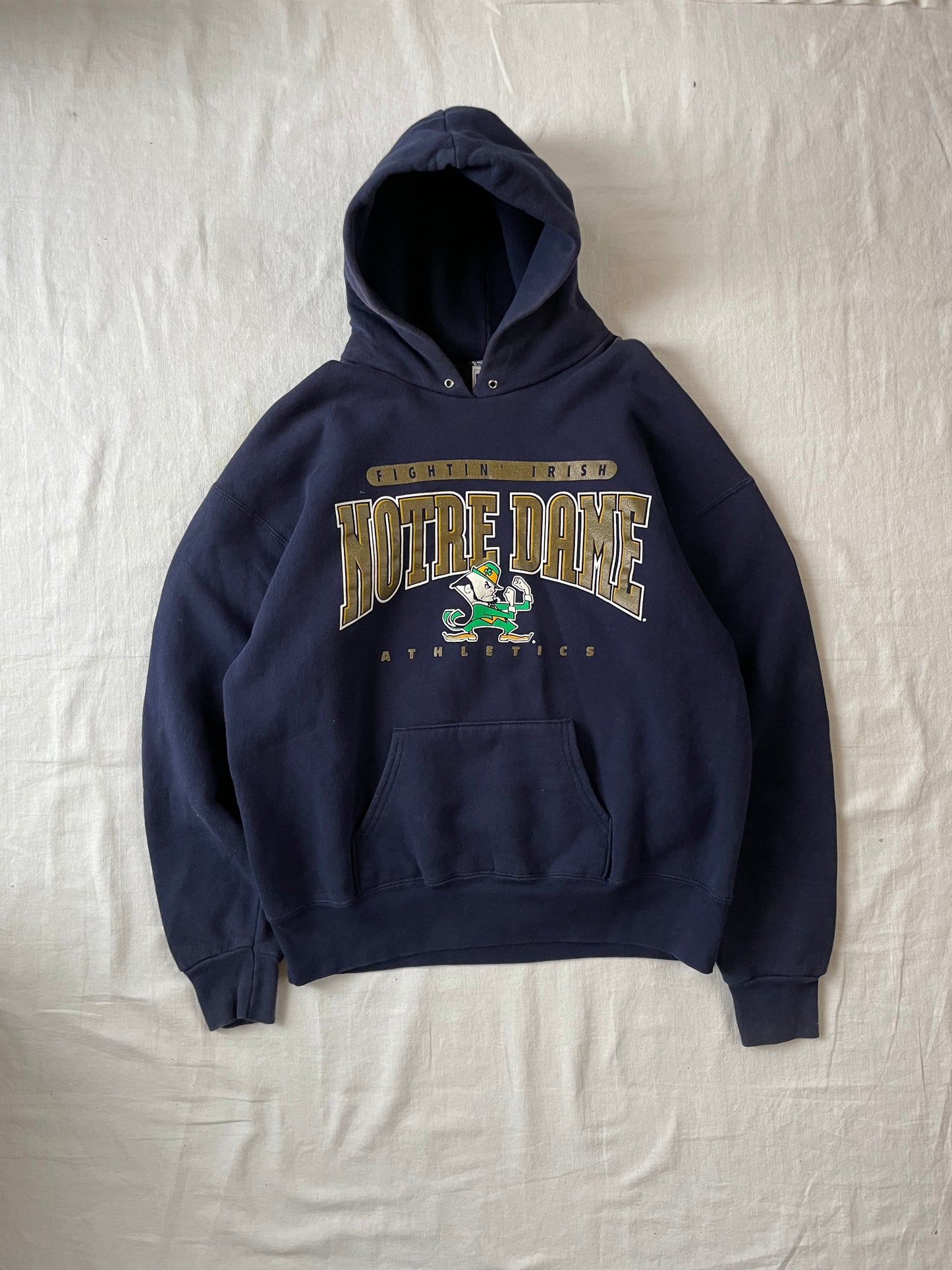 Vintage Notre Dame Hoodie XLarge