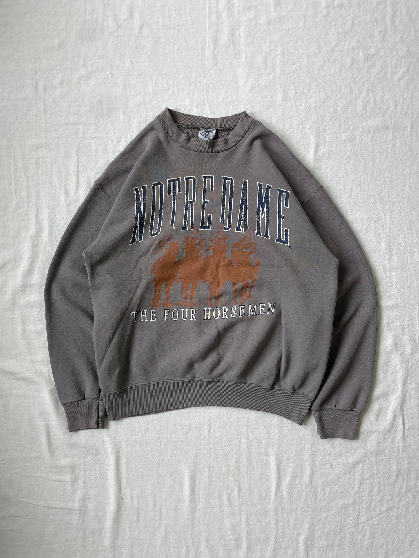 Vintage Notre Dame The Four Horsemen Crewneck Large