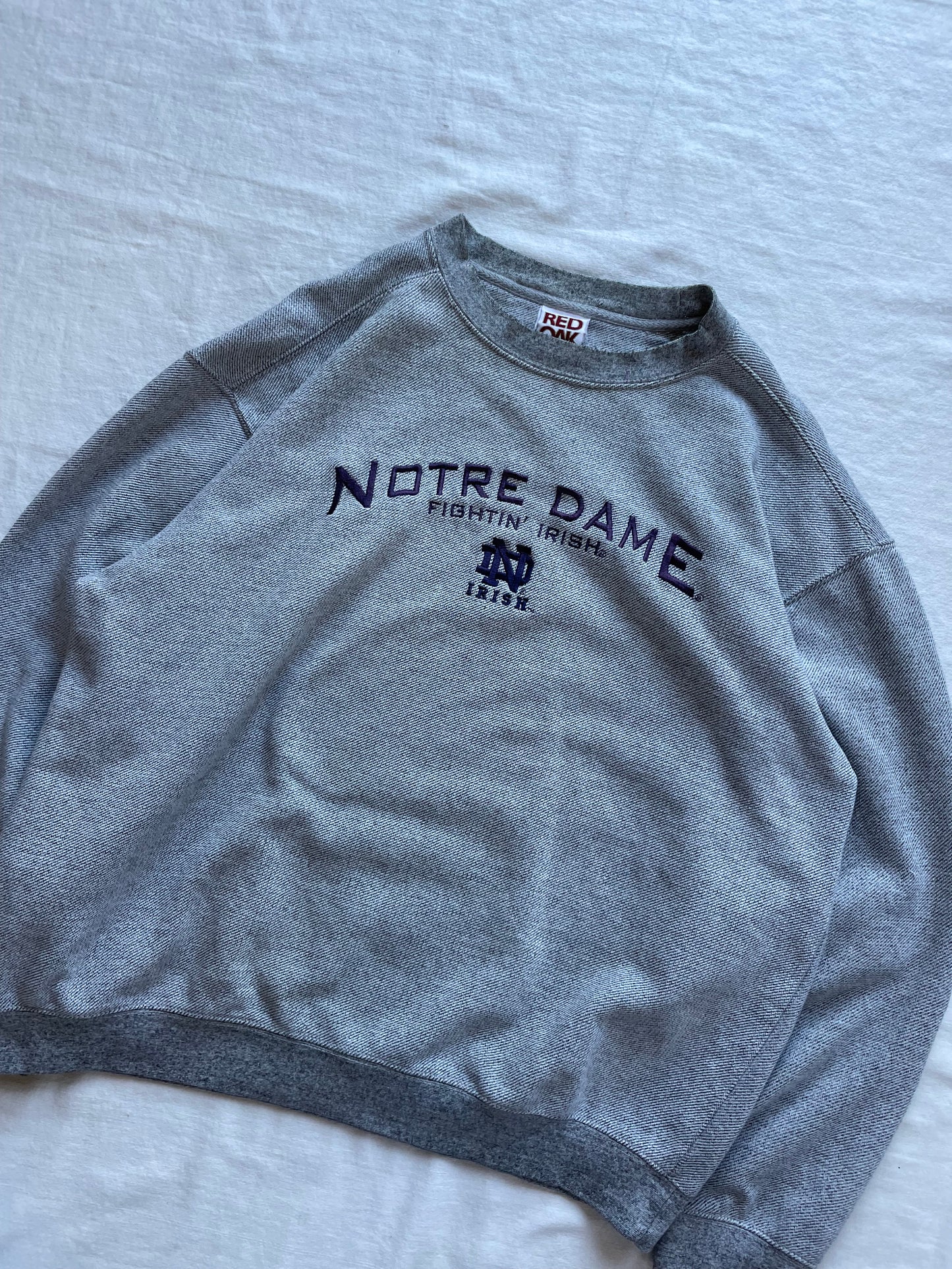 Vintage Notre Dame Crewneck Large