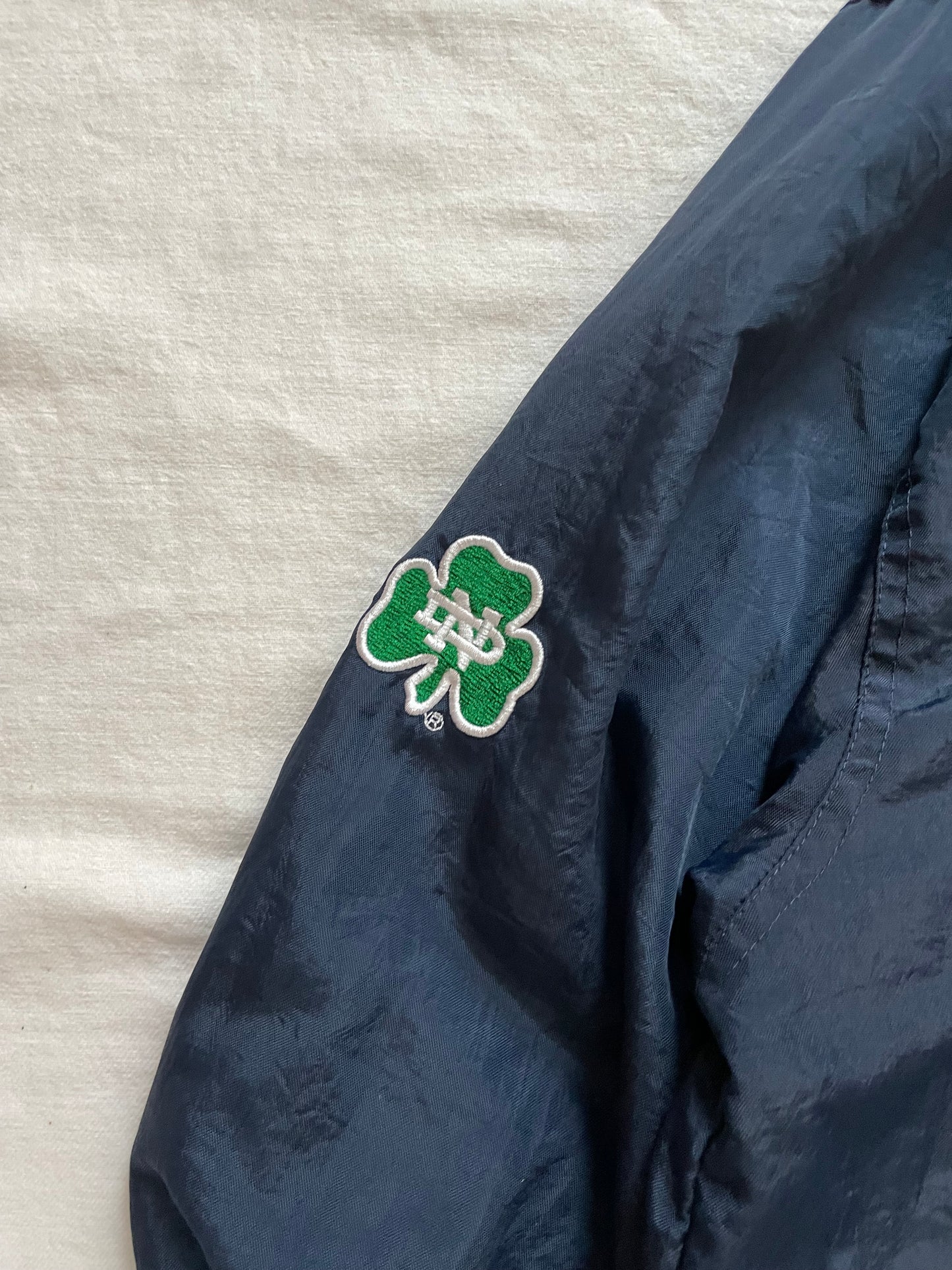 Vintage Notre Dame Pullover Windbreaker Medium