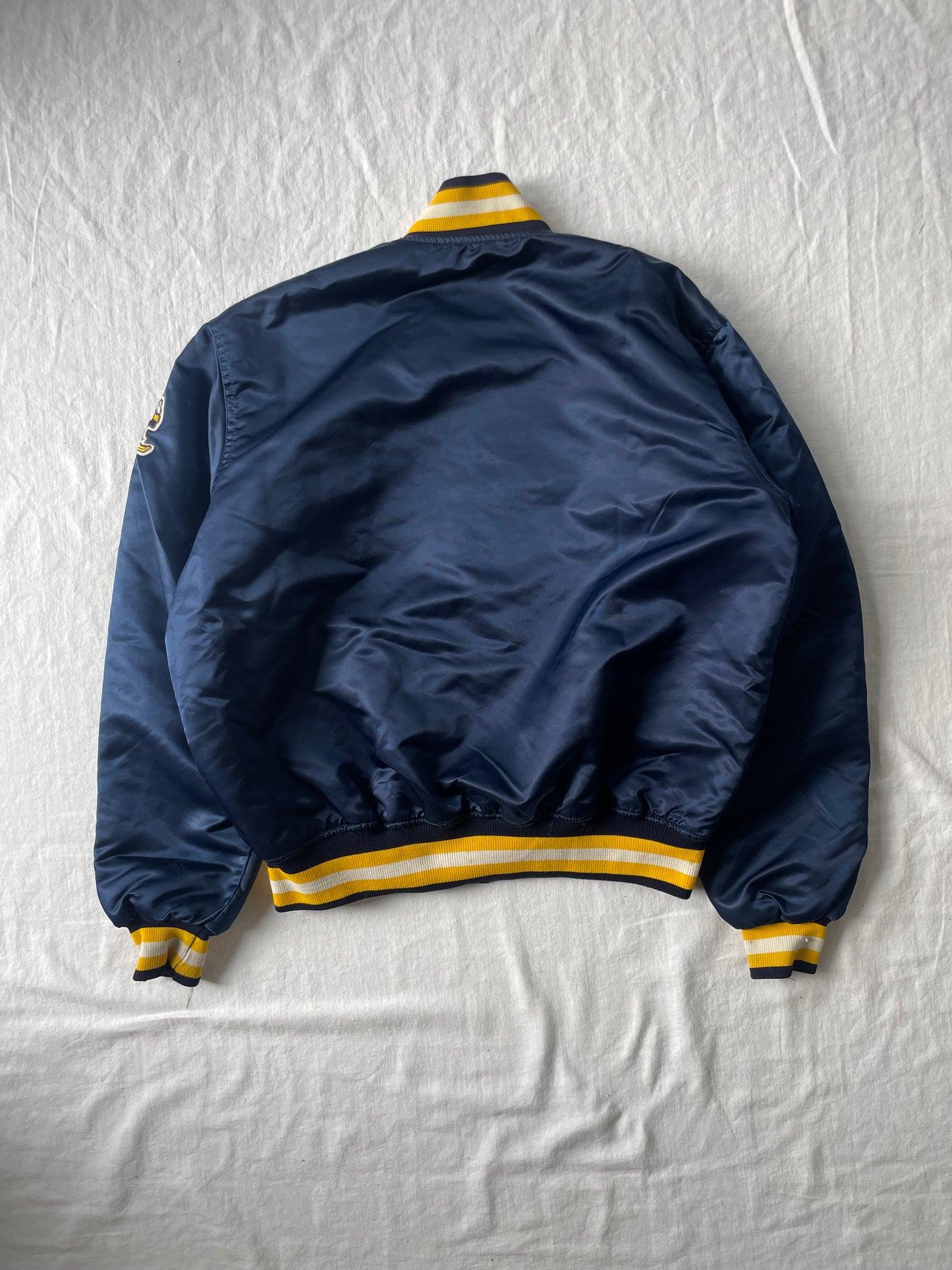 Vintage Notre Dame Starter Satin Jacket Large