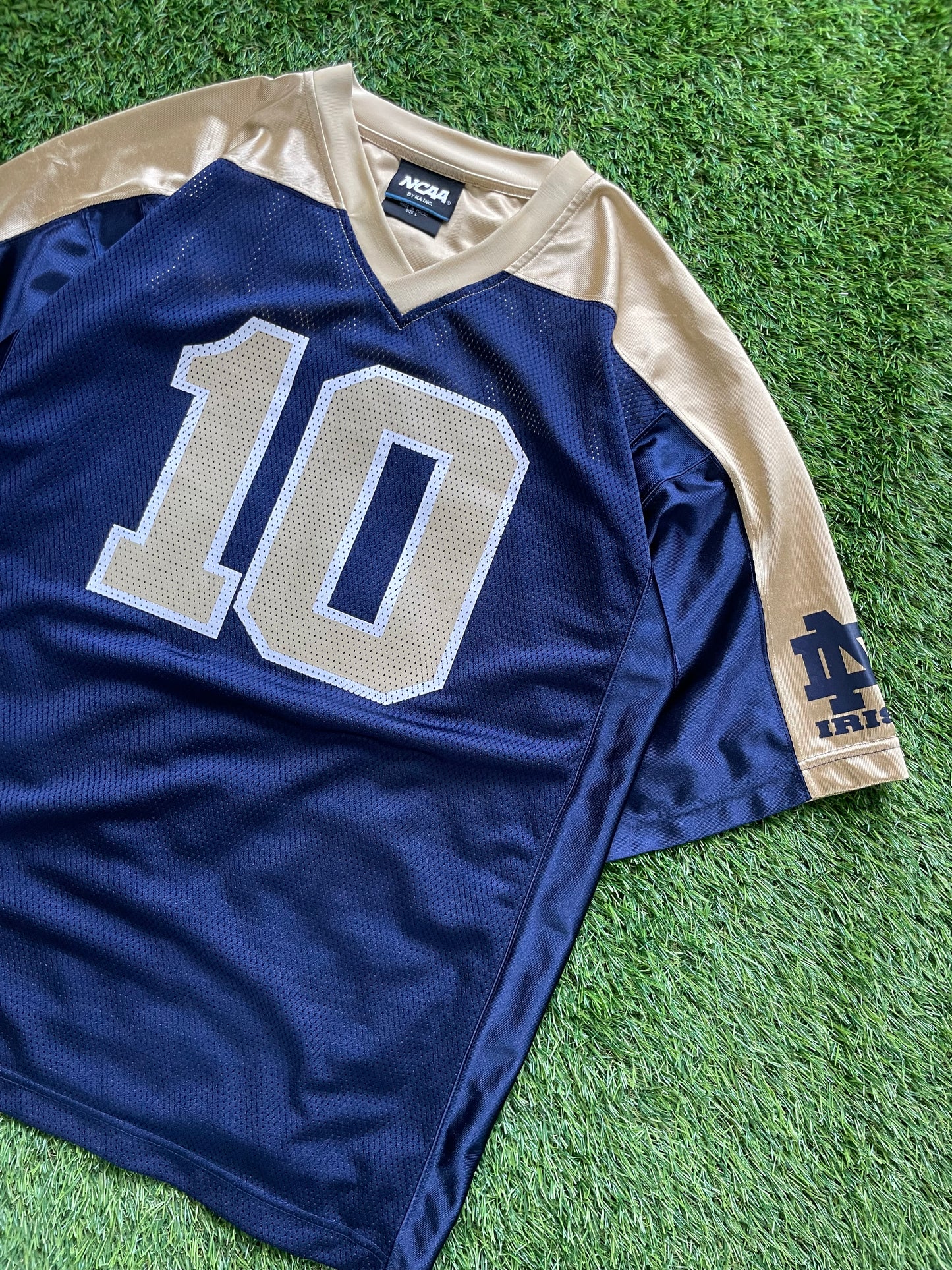 Vintage Notre Dame #10 Football Jersey Large