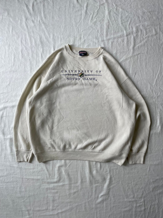 Vintage Notre Dame Crewneck XLarge