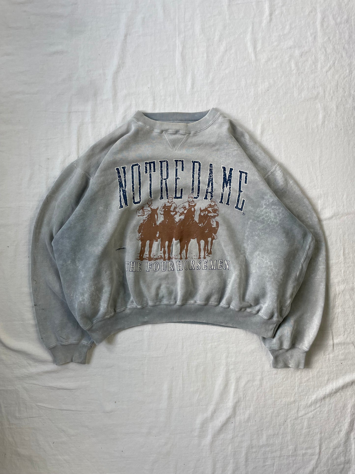 Vintage Acid Wash The Four Horsemen Crewneck XLarge