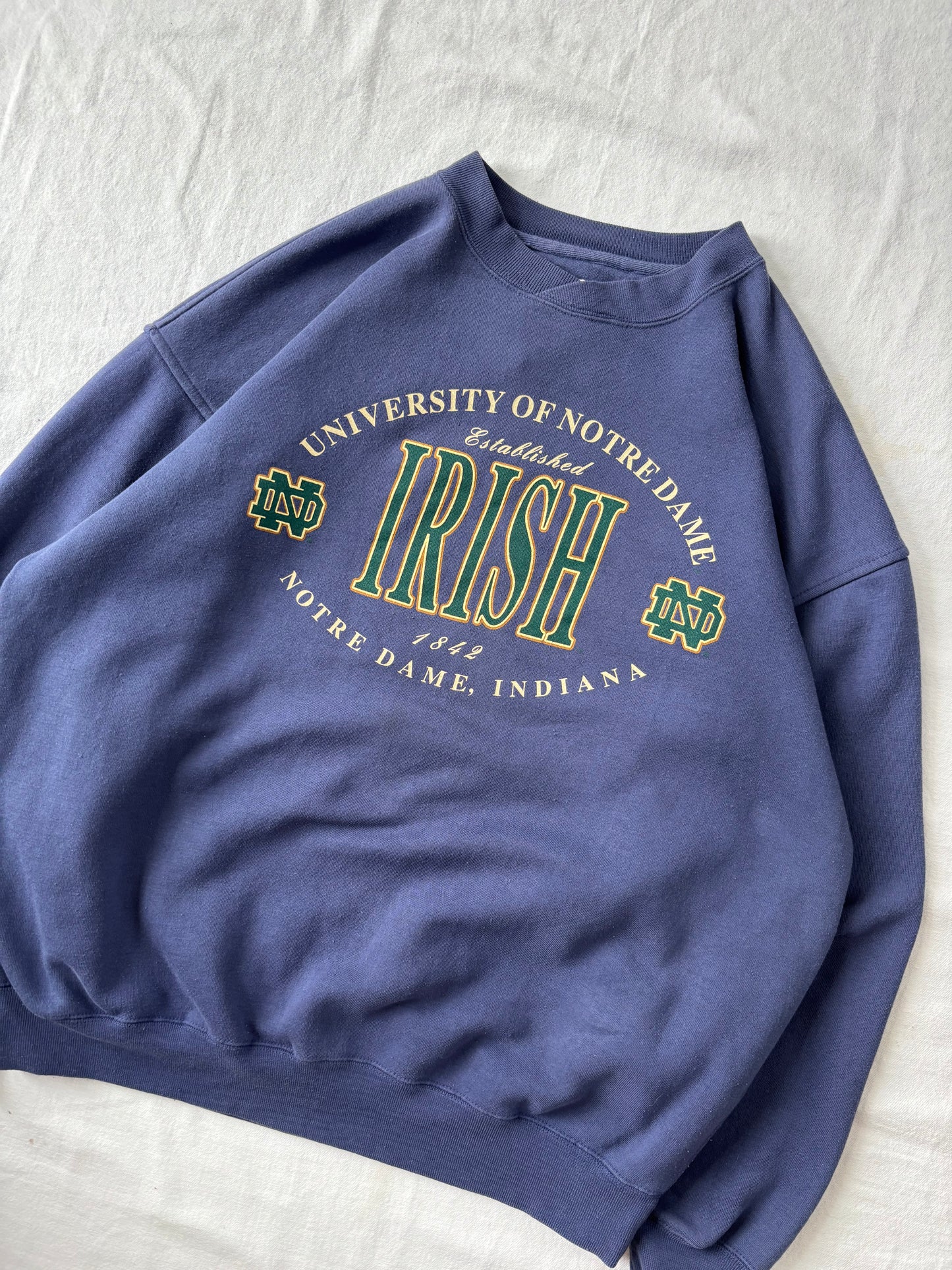 Vintage Notre Dame Crewneck XLarge