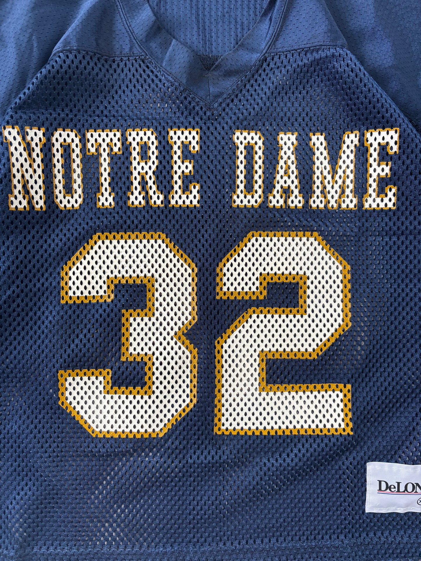 Vintage Notre Dame Mesh Football Jersey XLarge