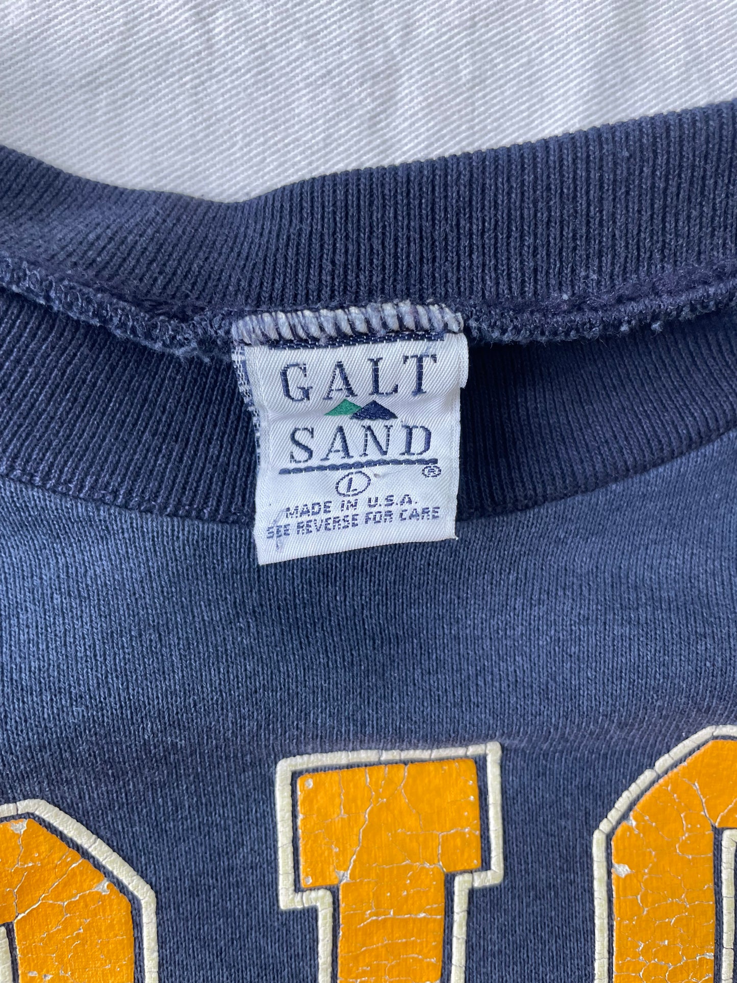 Vintage Notre Dame Irish Football Crewneck Large