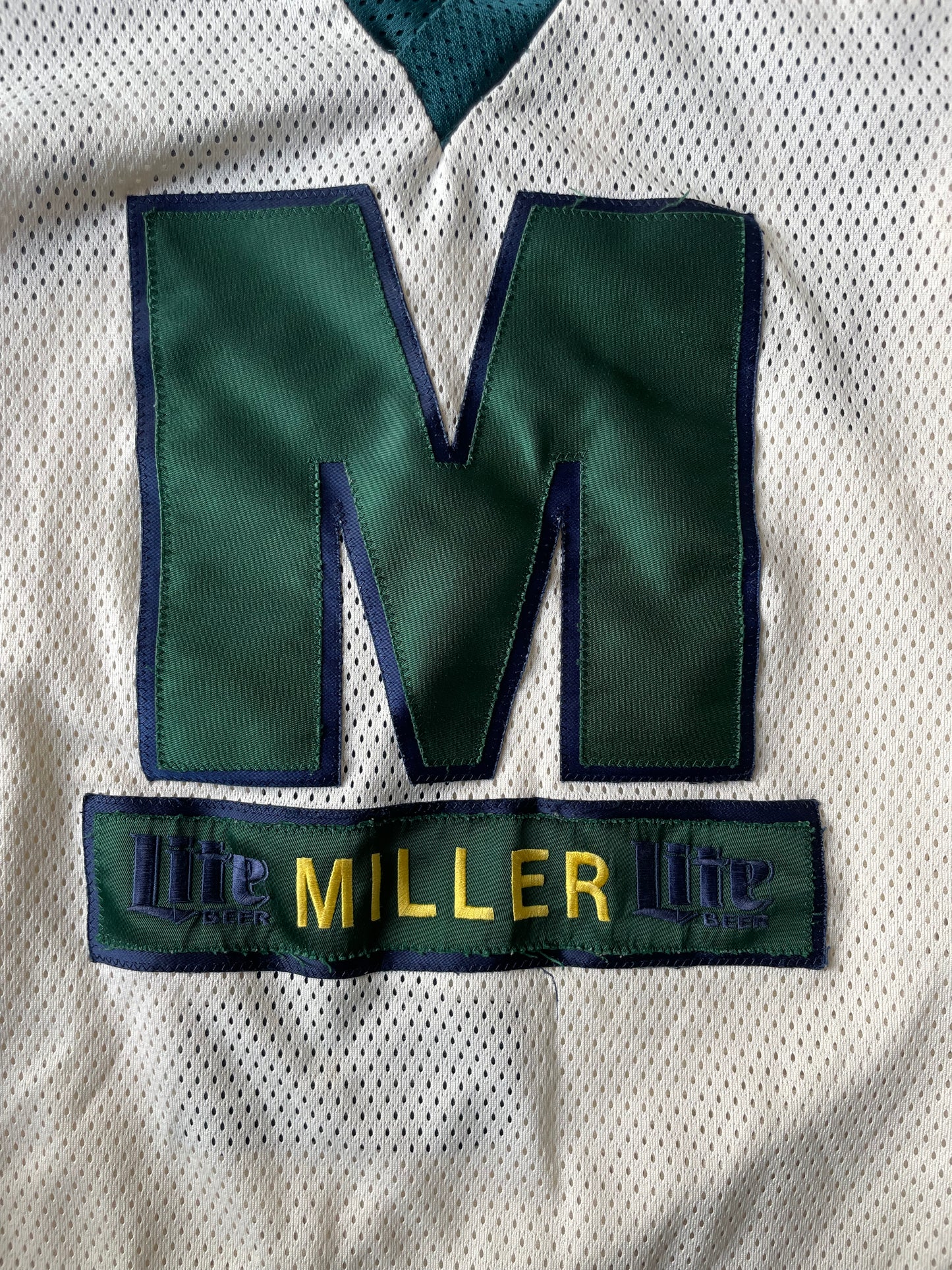 Vintage Miller Lite Hockey Jersey XLarge