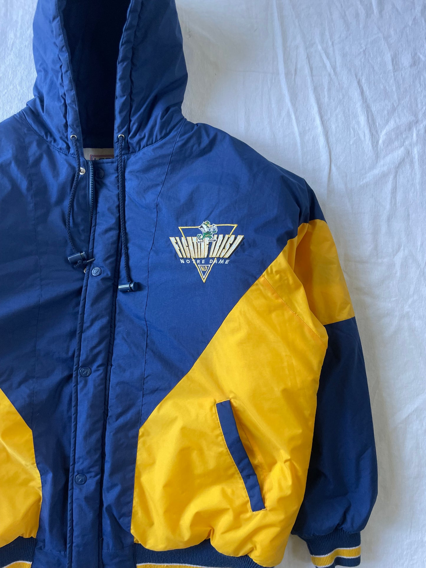 Vintage Notre Dame Puffer Jacket XLarge