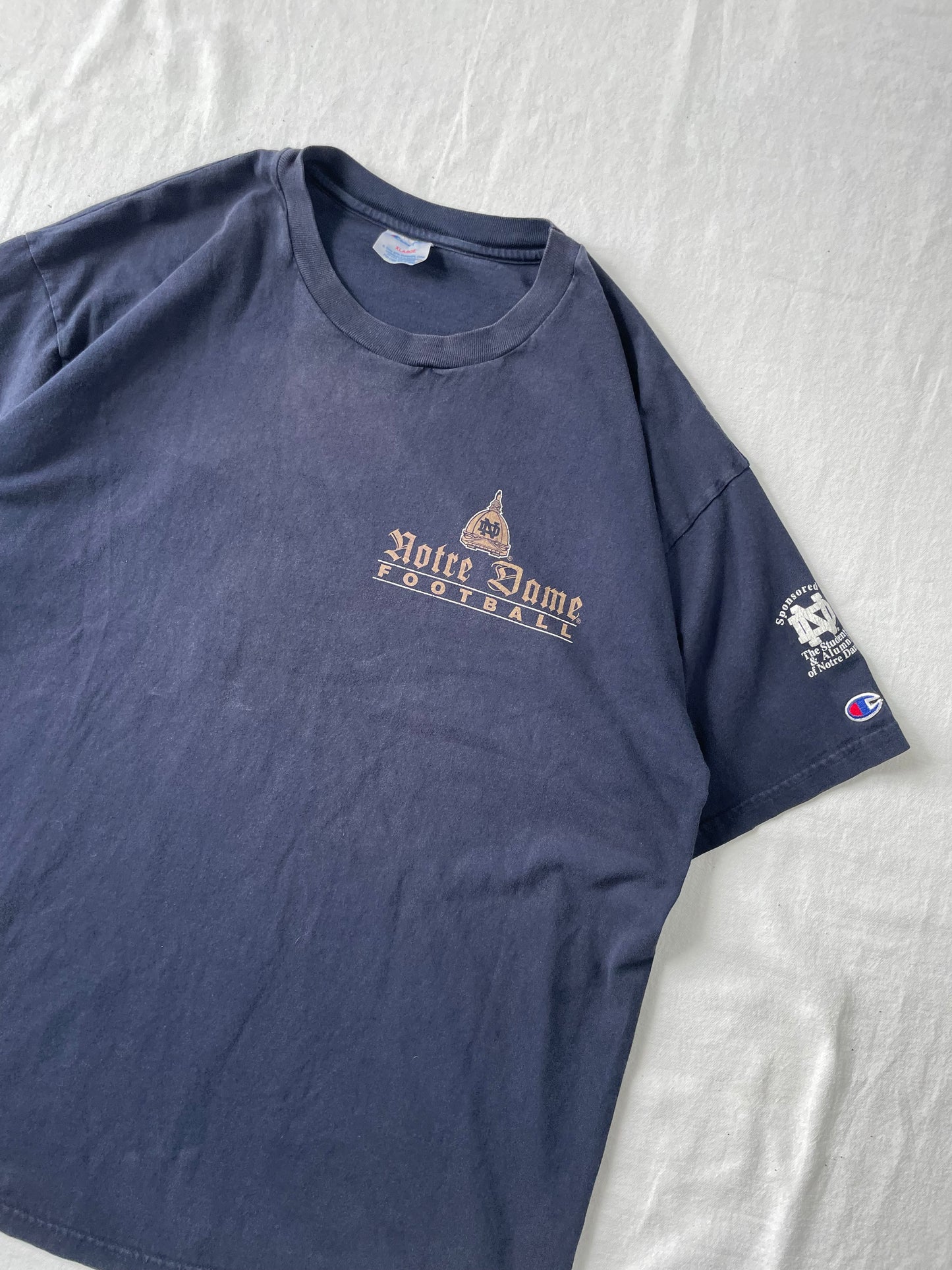 Vintage Notre Dame Shake Down The Thunder “The Shirt” XLarge