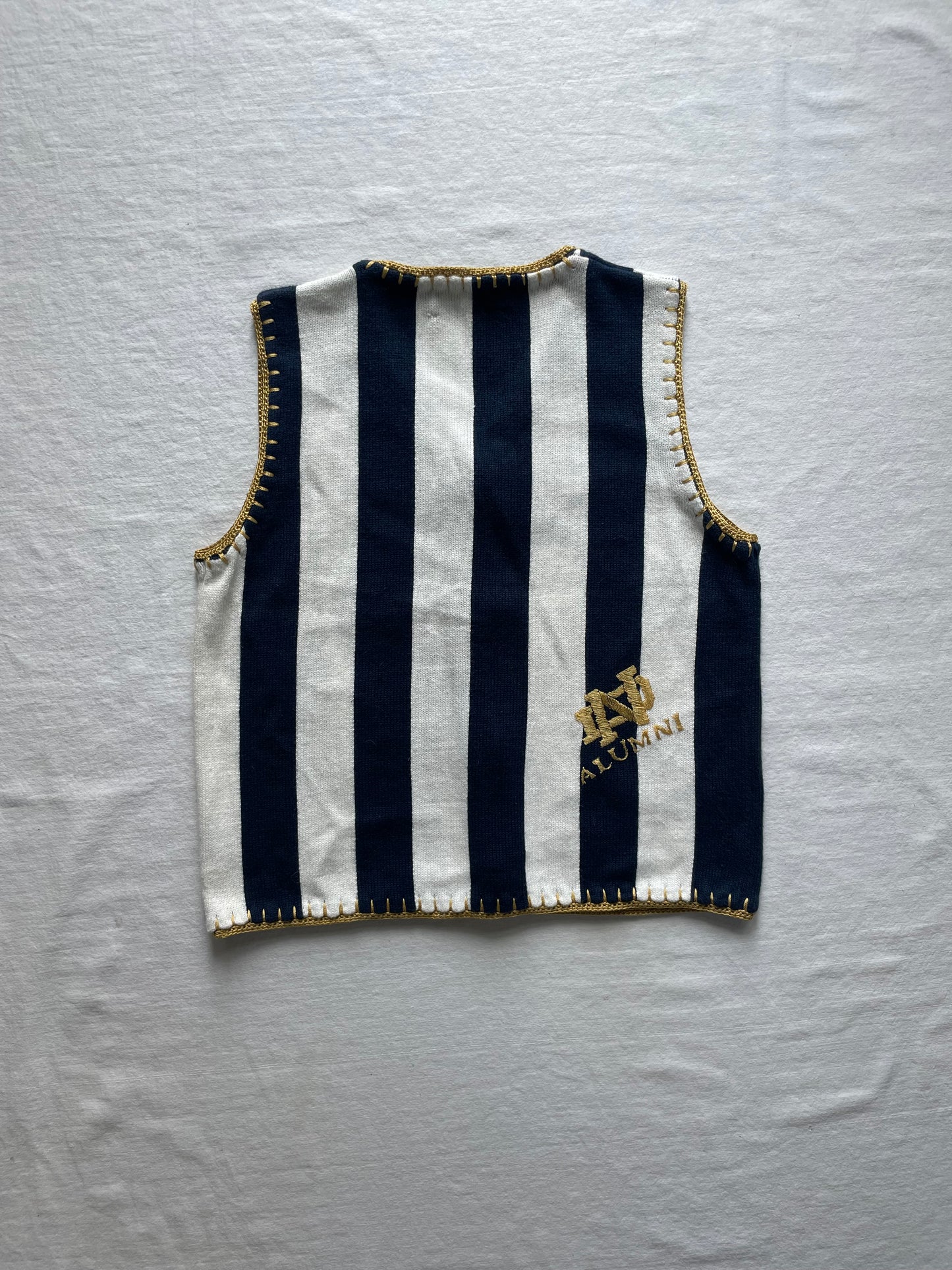 Vintage Notre Dame Sweater Vest Medium