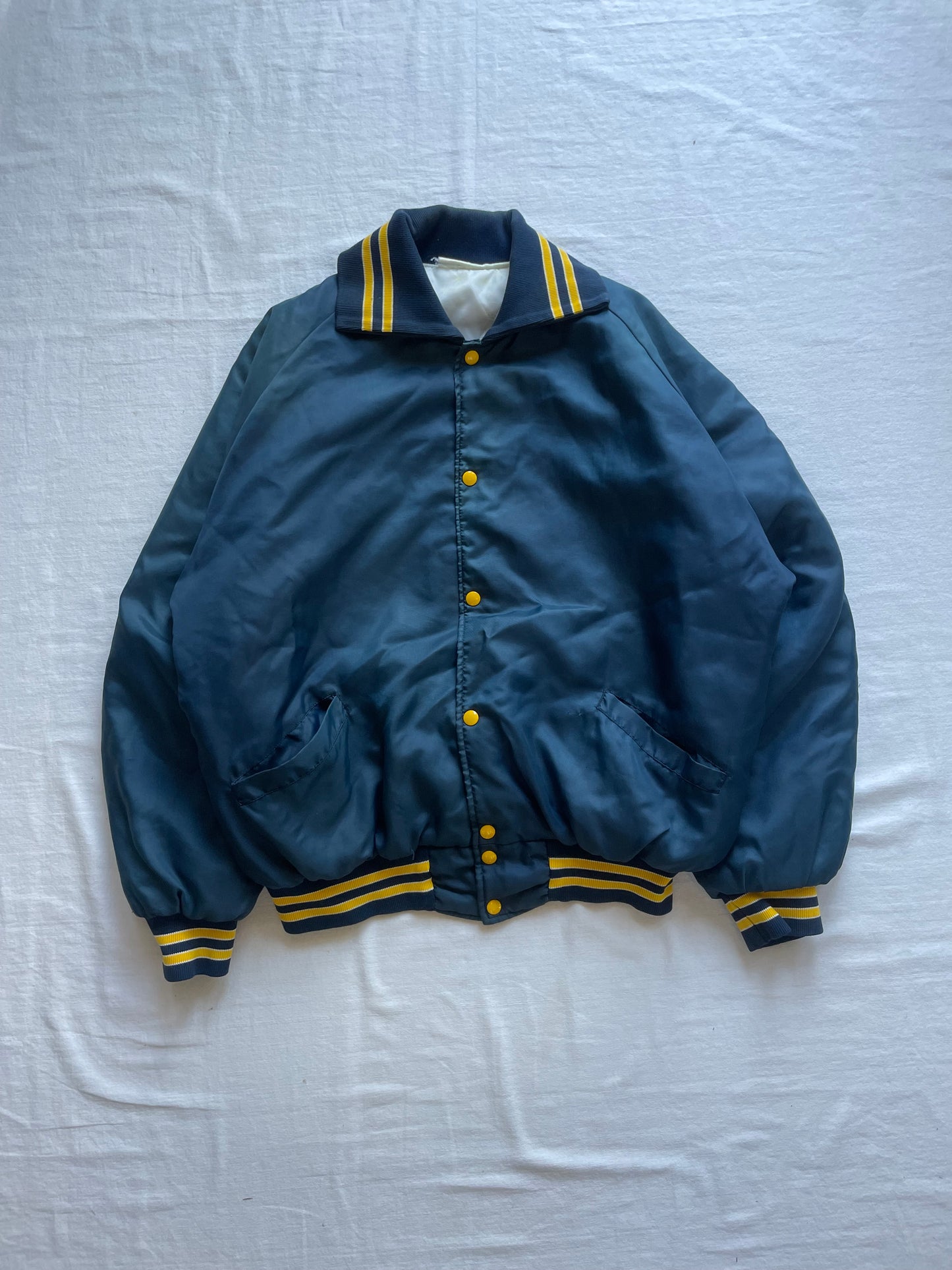 Vintage Notre Dame Spell Out Jacket Large