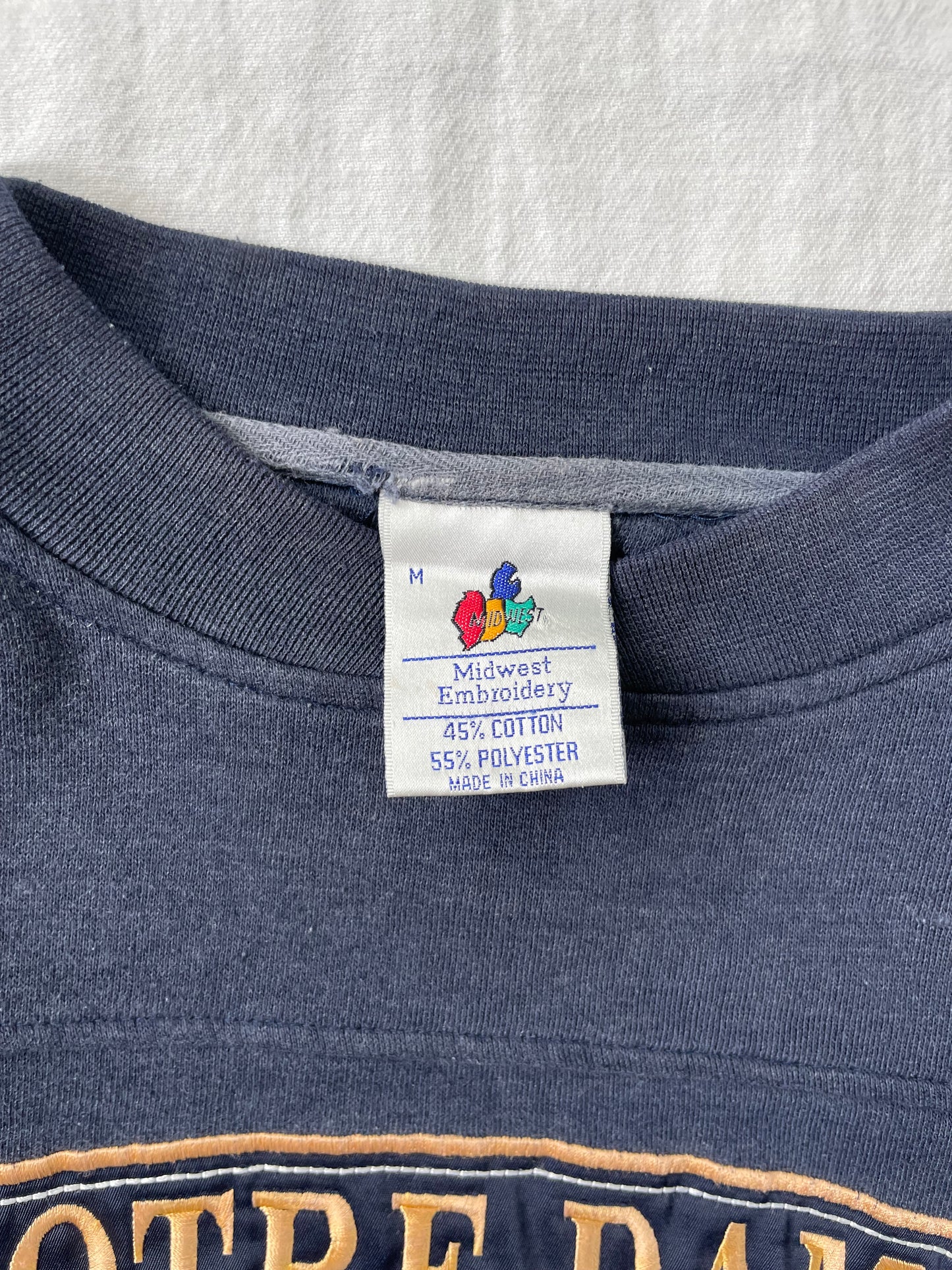 Vintage Notre Dame Crewneck Medium