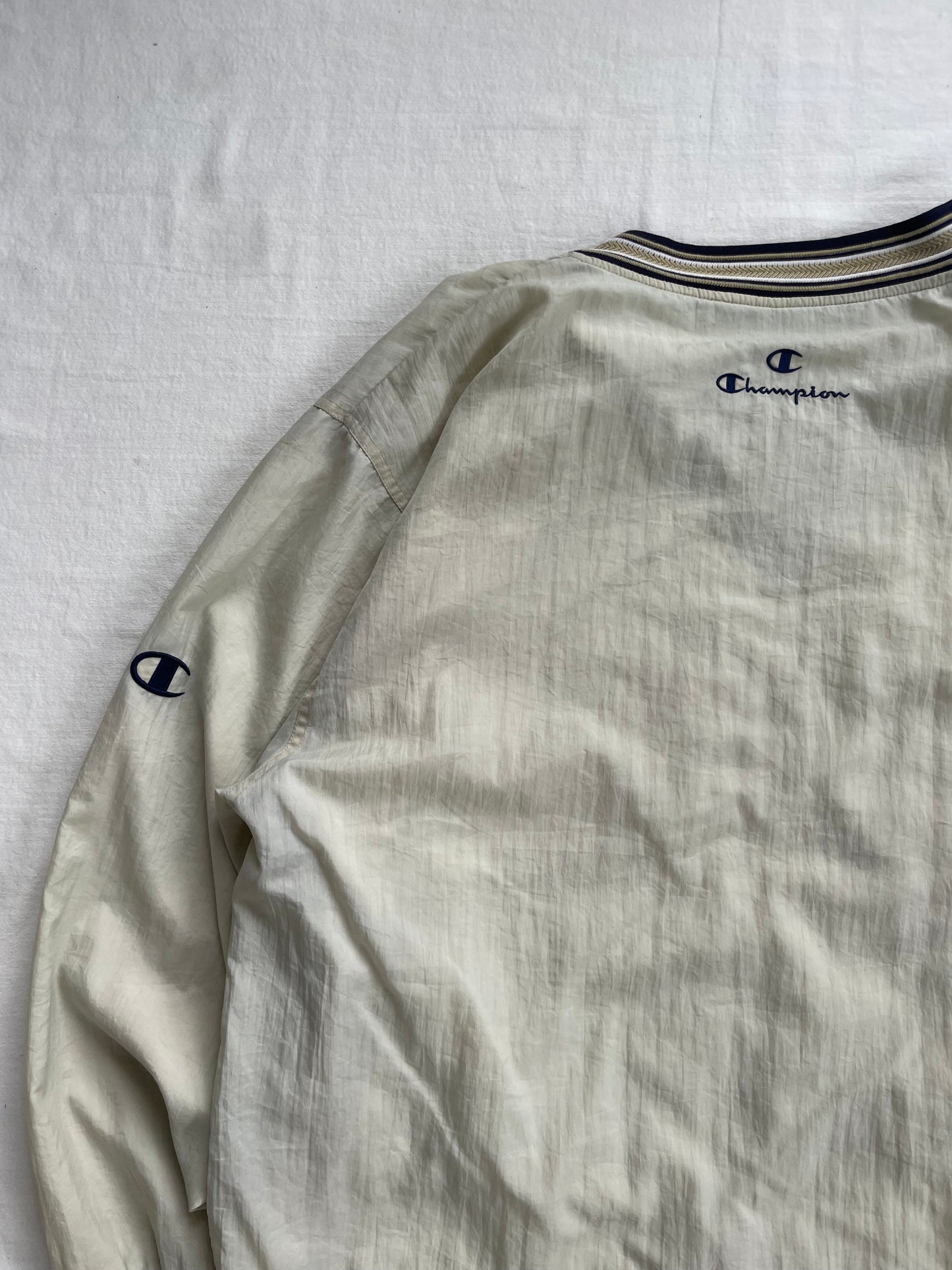 Vintage Notre Dame Gold Irish Pullover Windbreaker Large