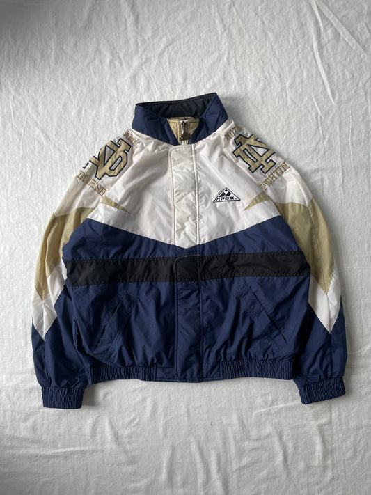 Vintage Notre Dame Windbreaker Jacket Large