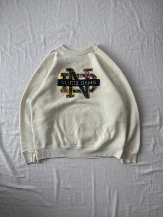 Vintage Notre Dame Crewneck Medium