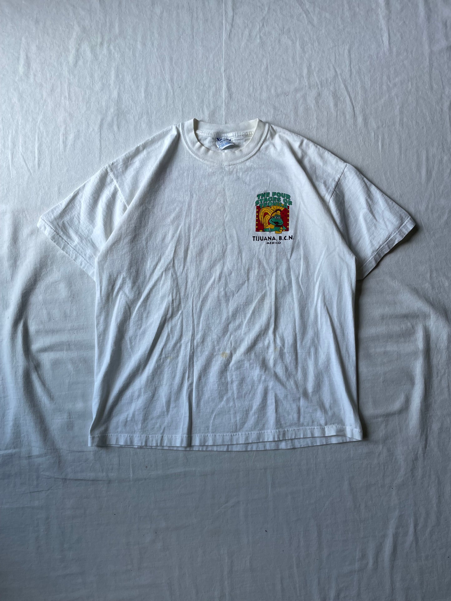 Vintage Four Stages Of Tequila Tee XLarge