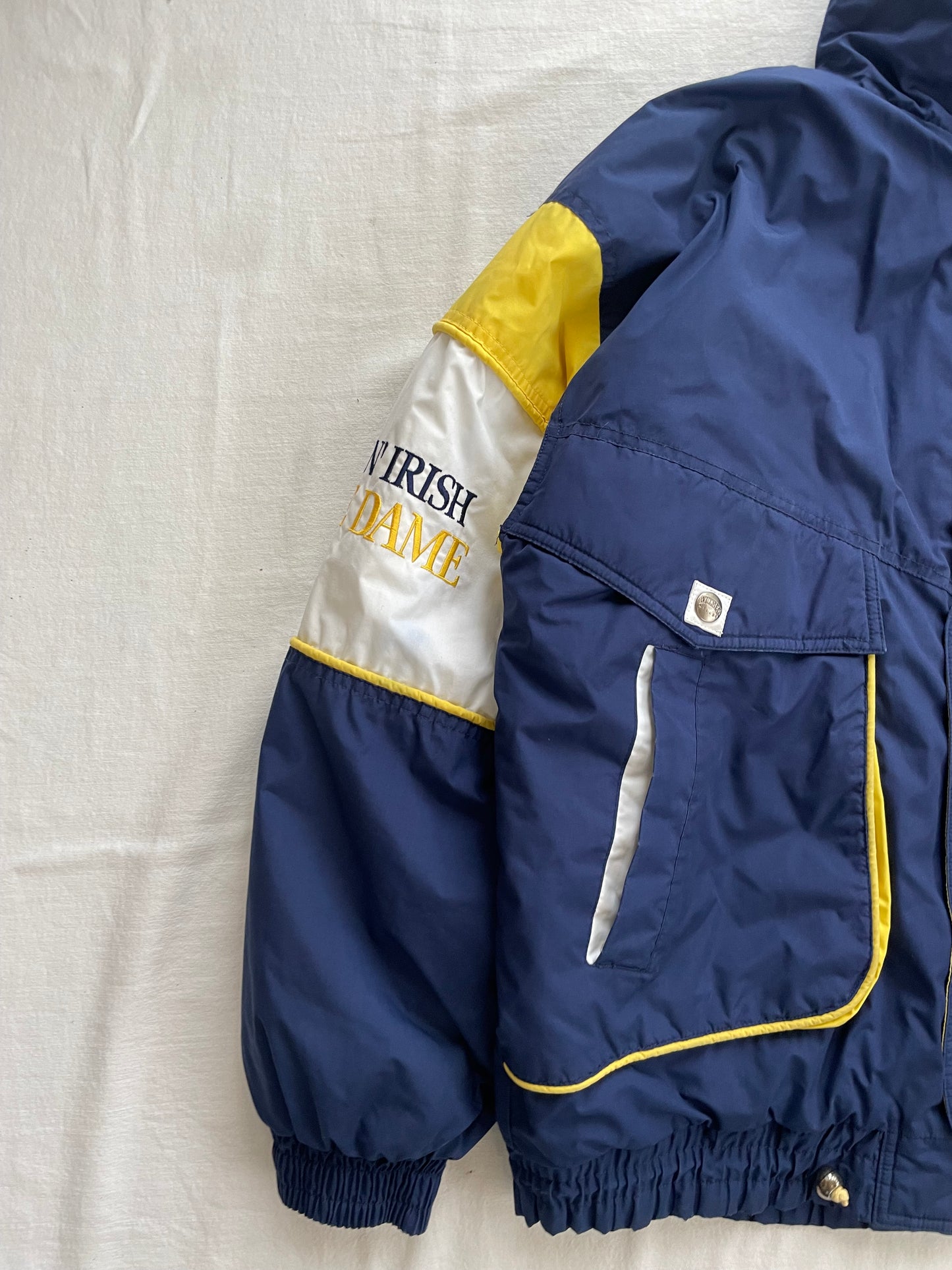 Vintage Notre Dame Puffer Jacket XLarge