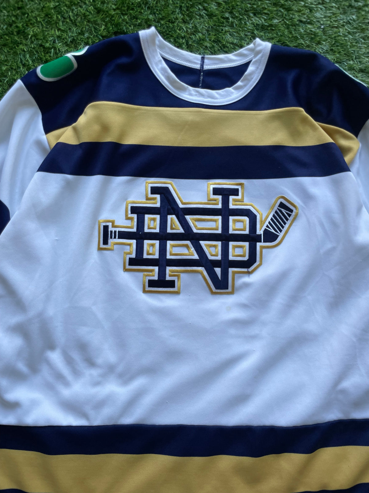 Vintage Notre Dame Hockey Jersey Large/XLarge