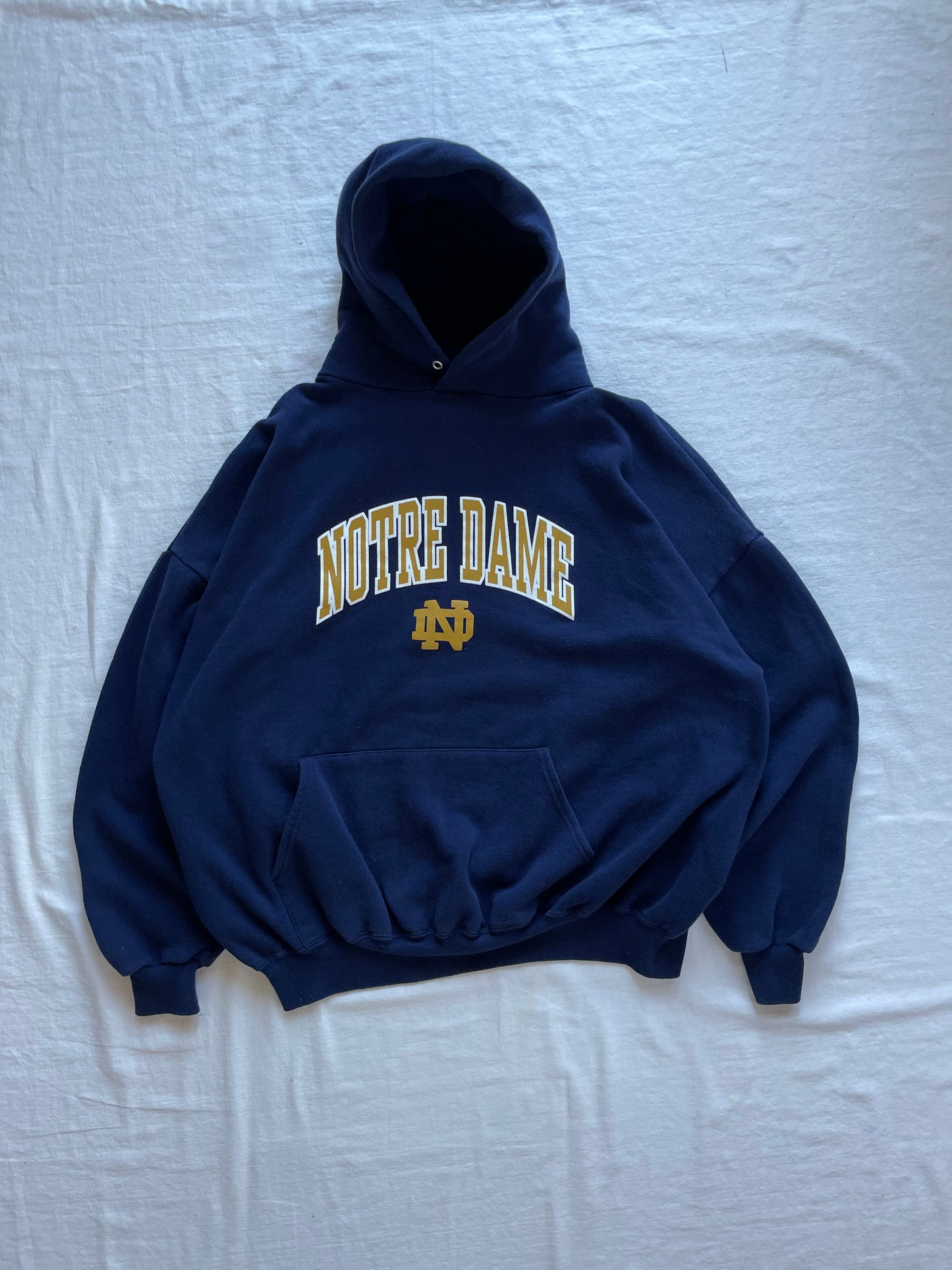 Vintage Notre Dame Hoodie Large/XLarge