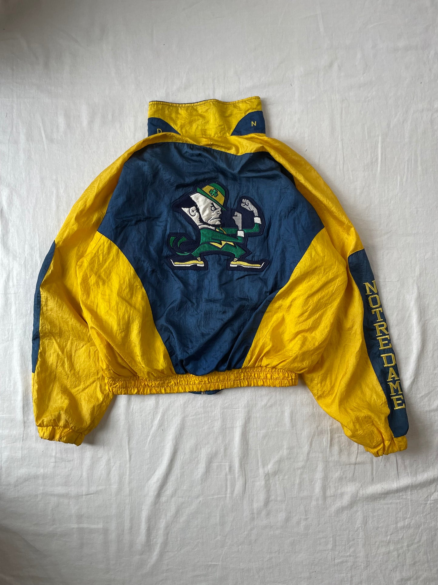 Vintage Notre Dame Track Suit Large