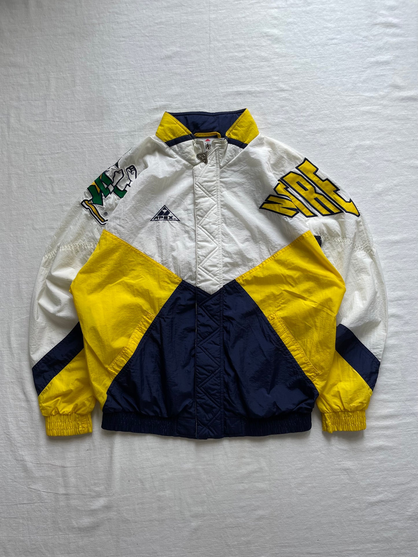 Vintage Notre Dame Windbreaker Jacket Medium