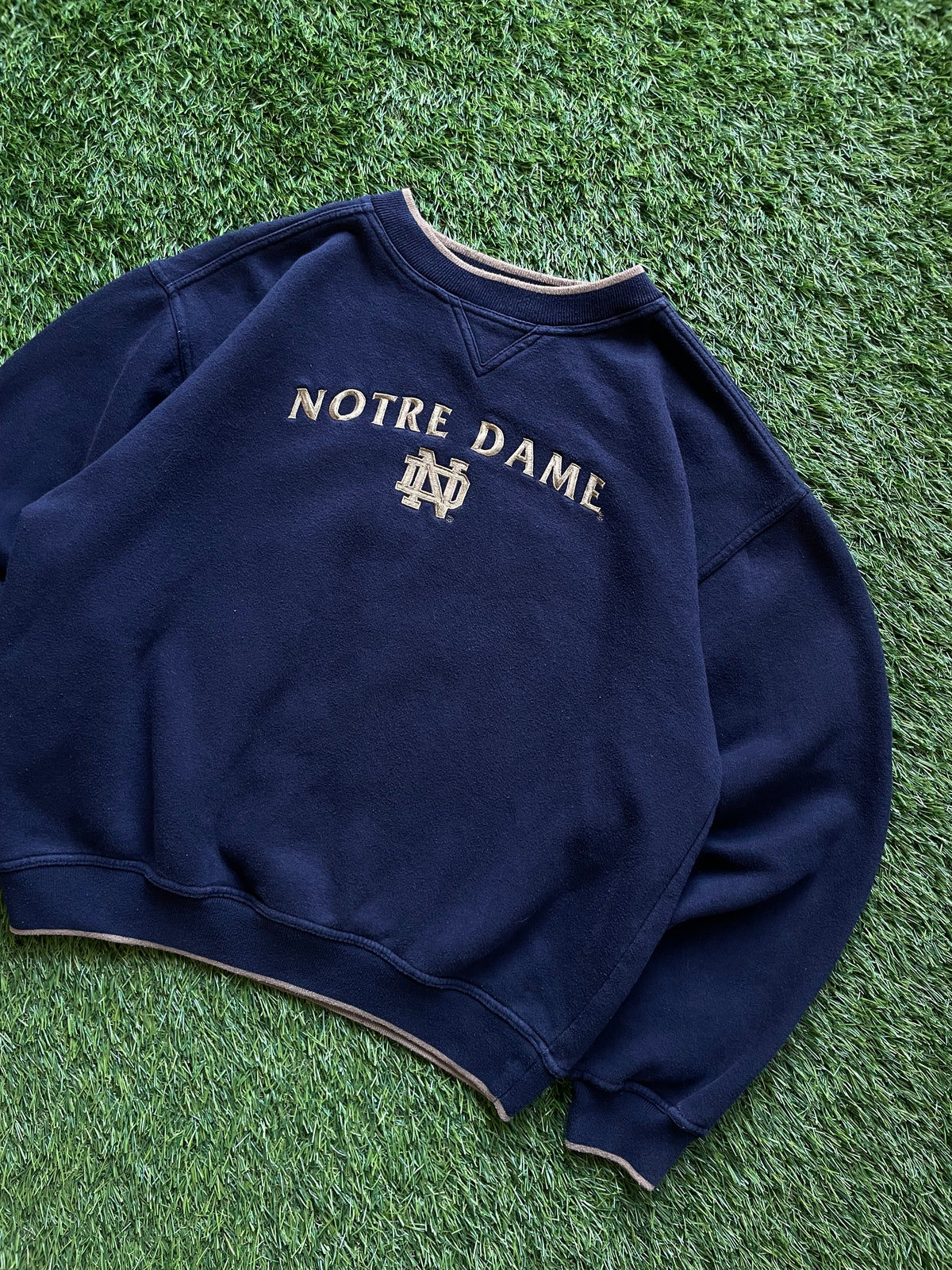 Vintage Notre Dame Crewneck Sweatshirt Medium