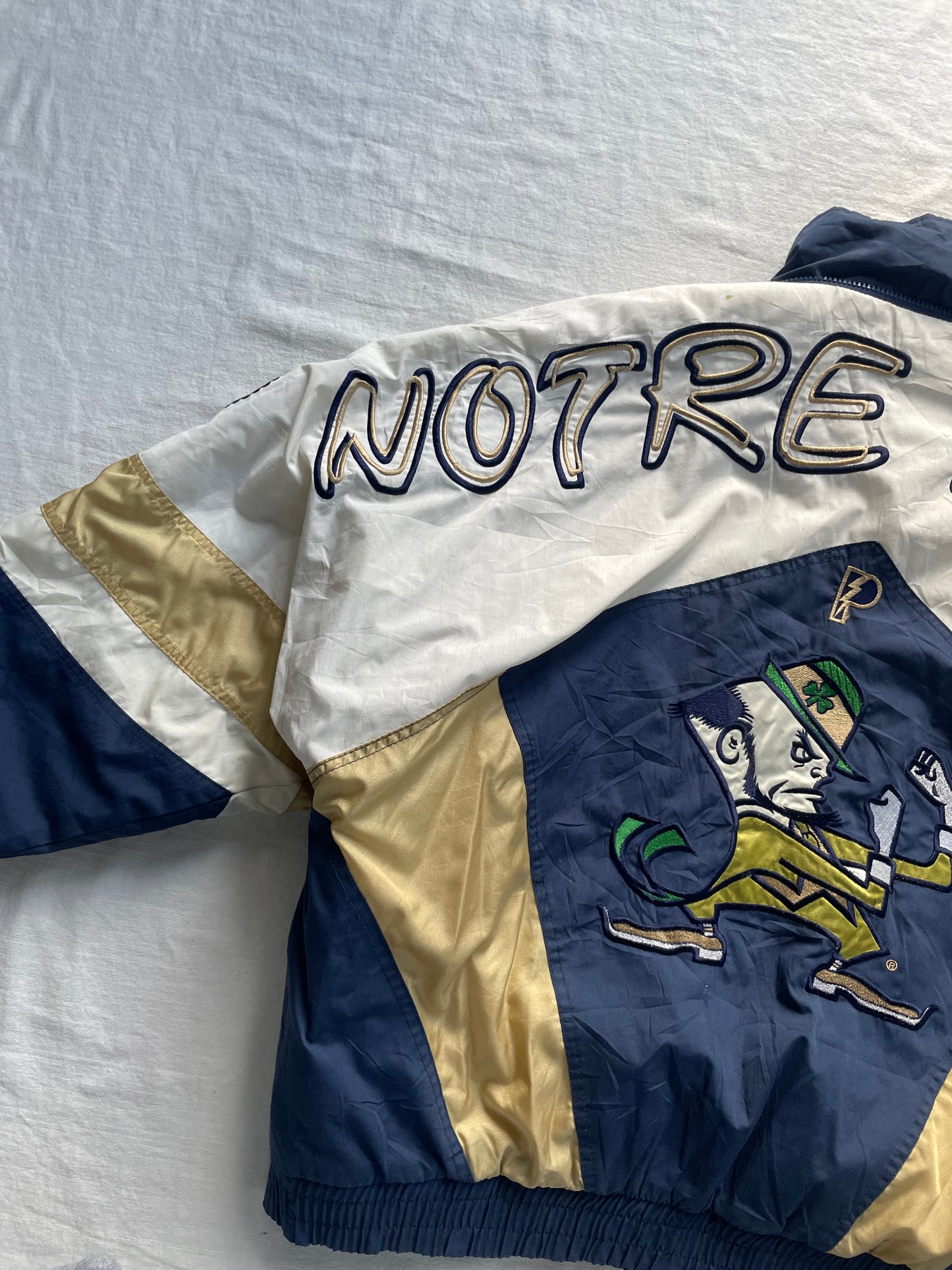 Vintage Notre Dame Puffer Jacket XLarge