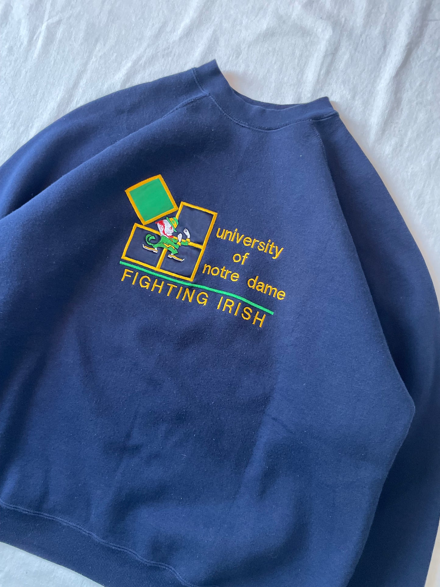 Vintage Notre Dame Fighting Irish Crewneck Large/XLarge